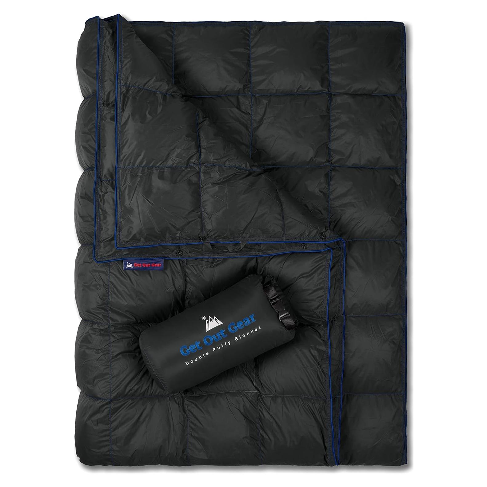 Manta de Camping Doble Puffy Get Out Gear - Ligera y Cálida