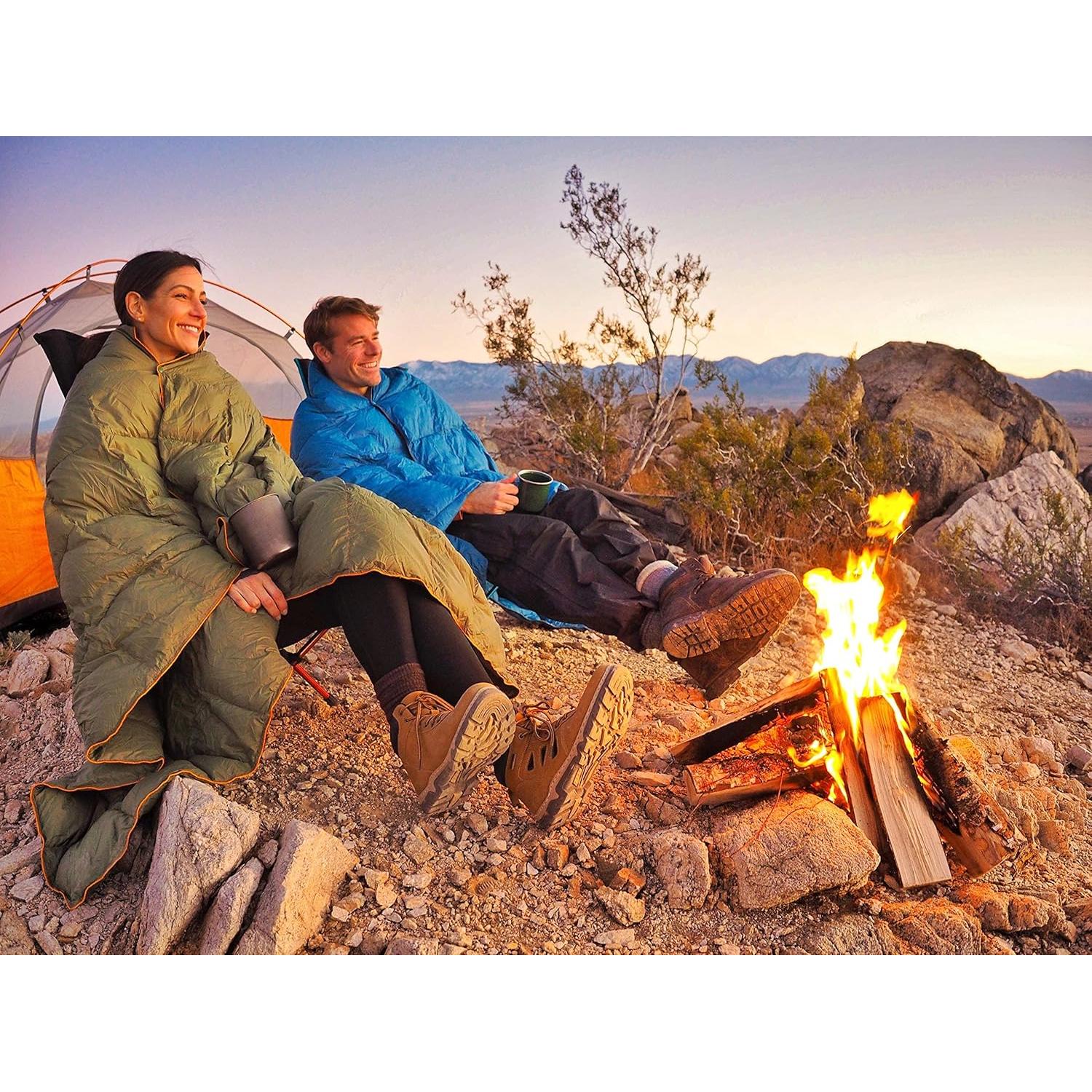 Manta de Camping Doble Puffy Get Out Gear - Ligera y Cálida