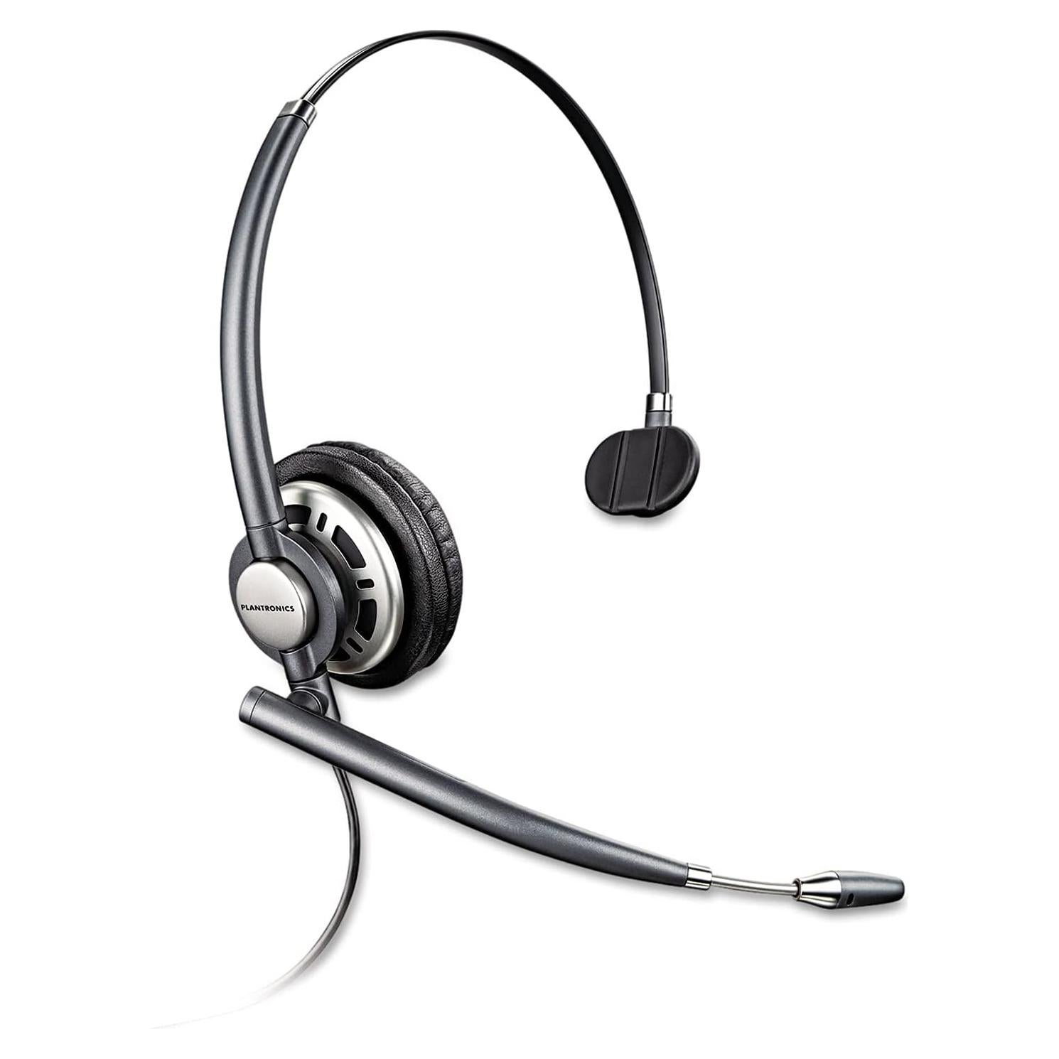 Auricular Plantronics EncorePro 710 con cable, Negro, 54g