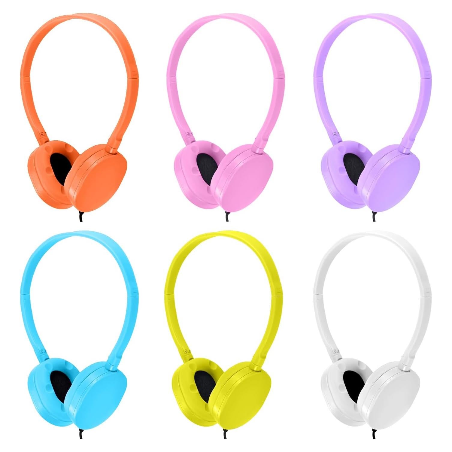 Auriculares On Ear XOSDA LS03 para Niños y Adultos - Paquete de 6