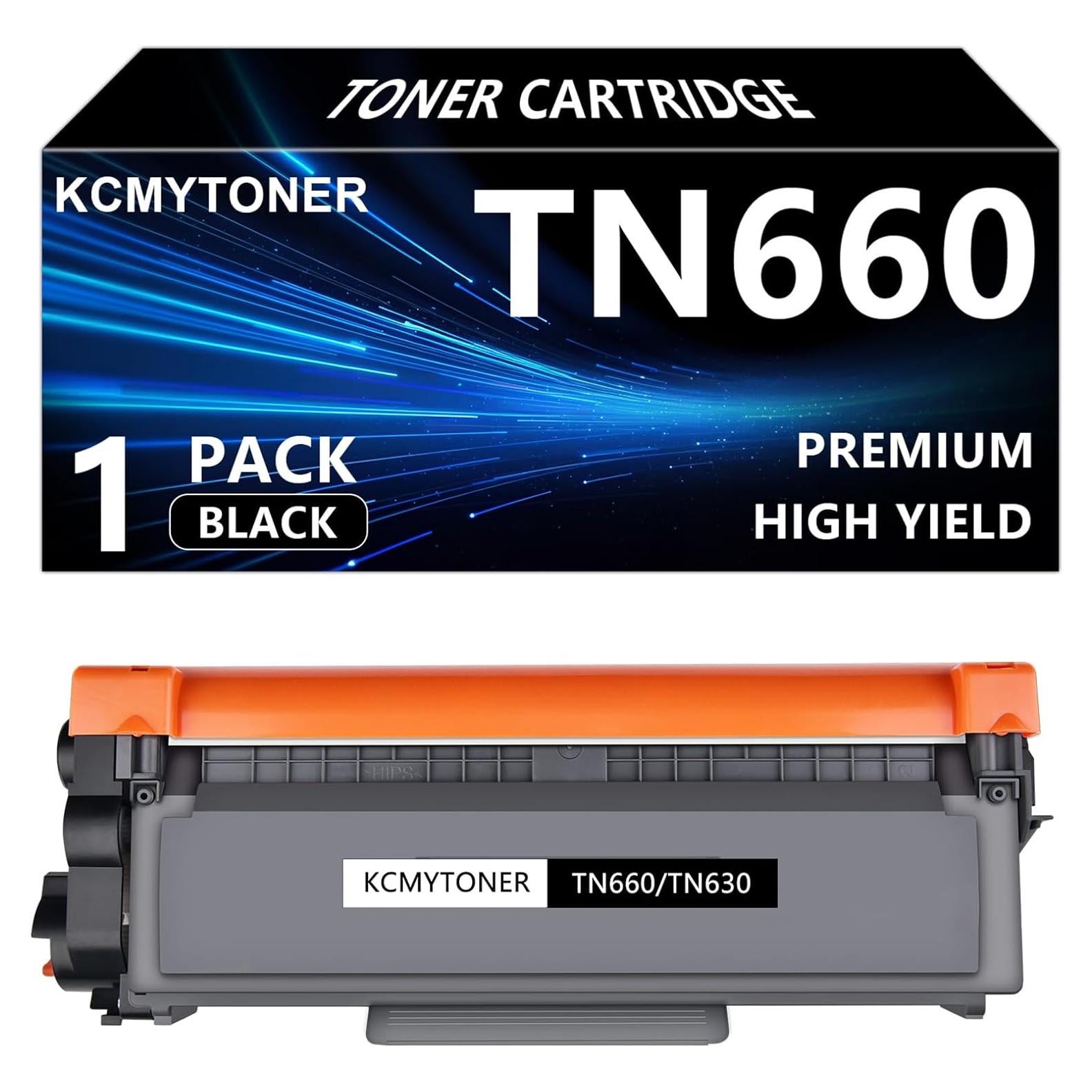 Cartucho de Tóner KCMYTONER TN660 Compatible Negro - 2600 Páginas