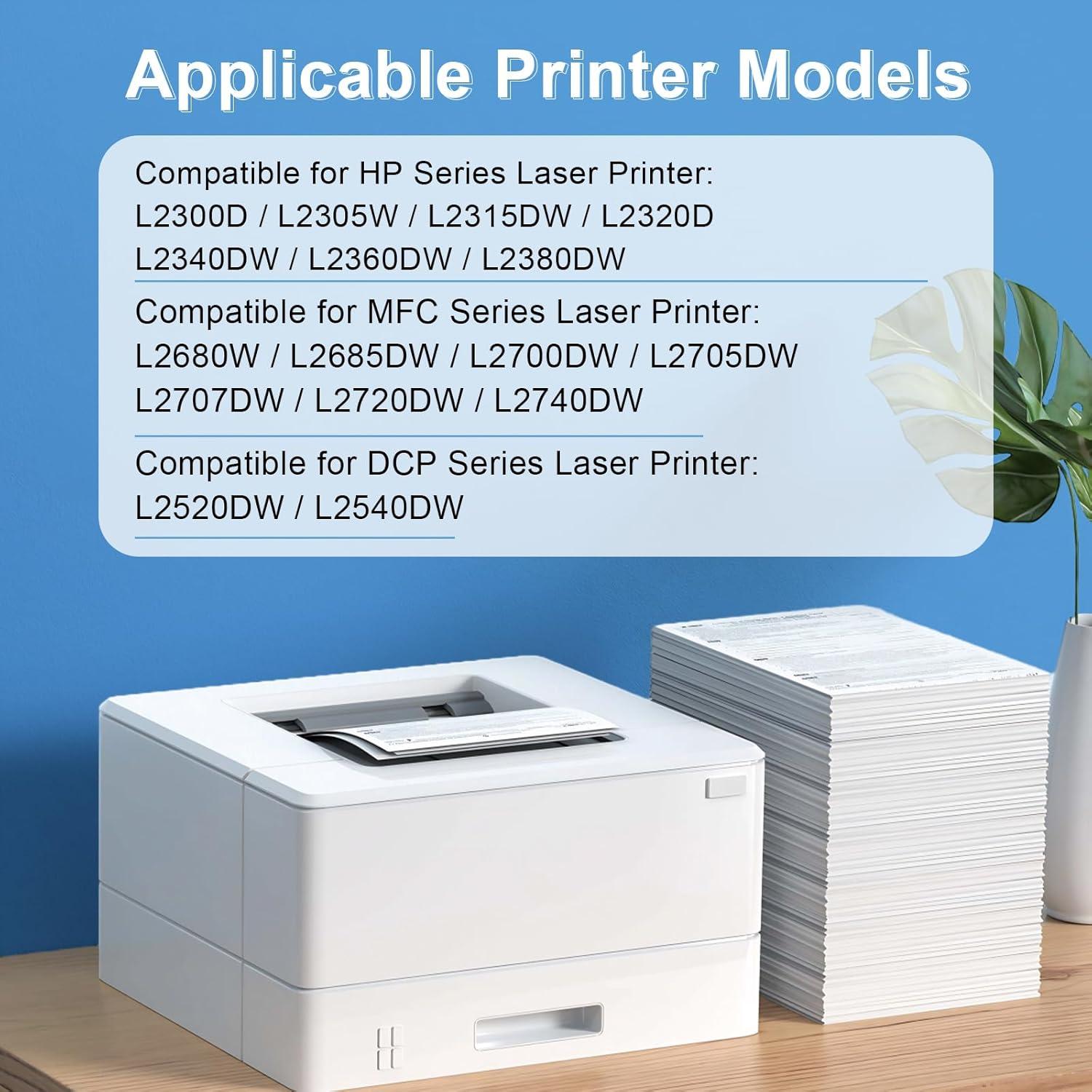 Cartucho de Tóner KCMYTONER TN660 Compatible Negro - 2600 Páginas