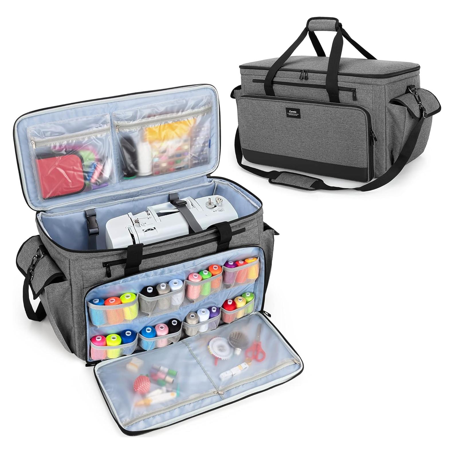 Funda Universal CURMIO para Máquina de Coser y Bordar Gris