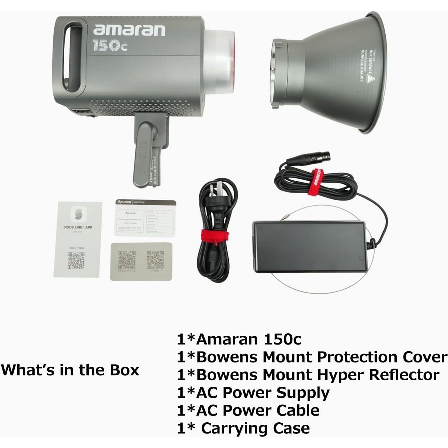 Aputure Amaran 150C Luz LED Video RGBWW 150W Bi-Color 2500K-7500K