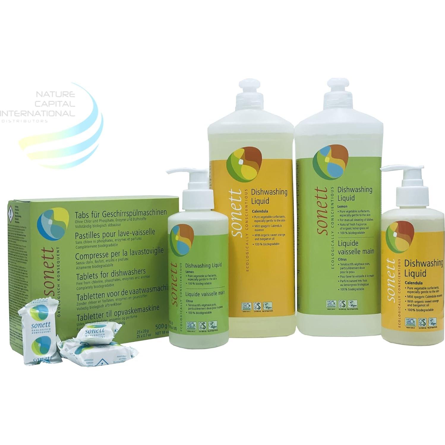 Tabletas de Lavavajillas Orgánicas Sonett 25 Unidades 19g