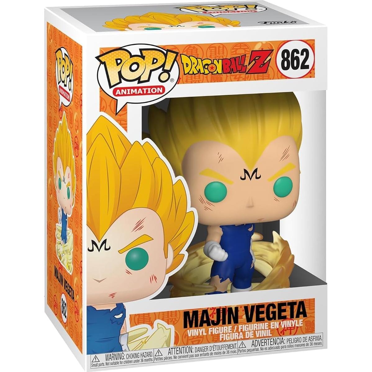 Funko Pop! Dragon Ball Z Majin Vegeta #862 con Funda