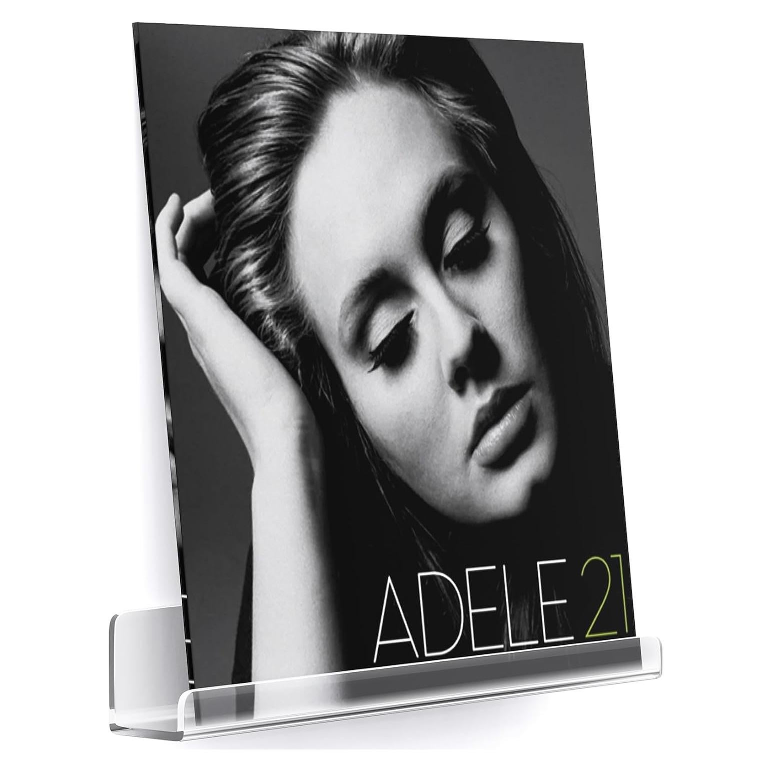 Estante Flotante Acrílico Gotega 30 cm para Discos de Vinilo