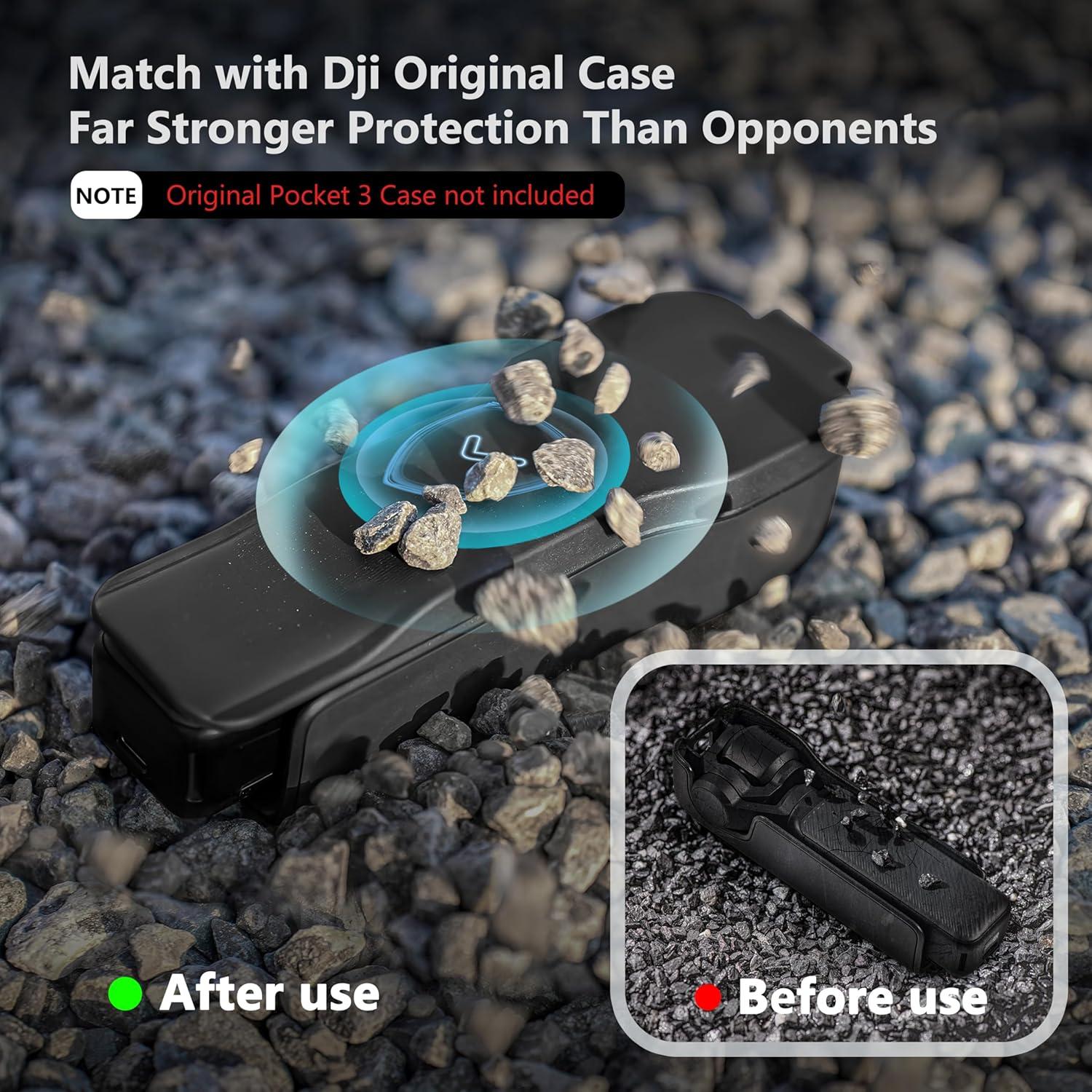 Funda Protectora para DJI Osmo Pocket 3 STARTRC - 3 Ranuras Filtros