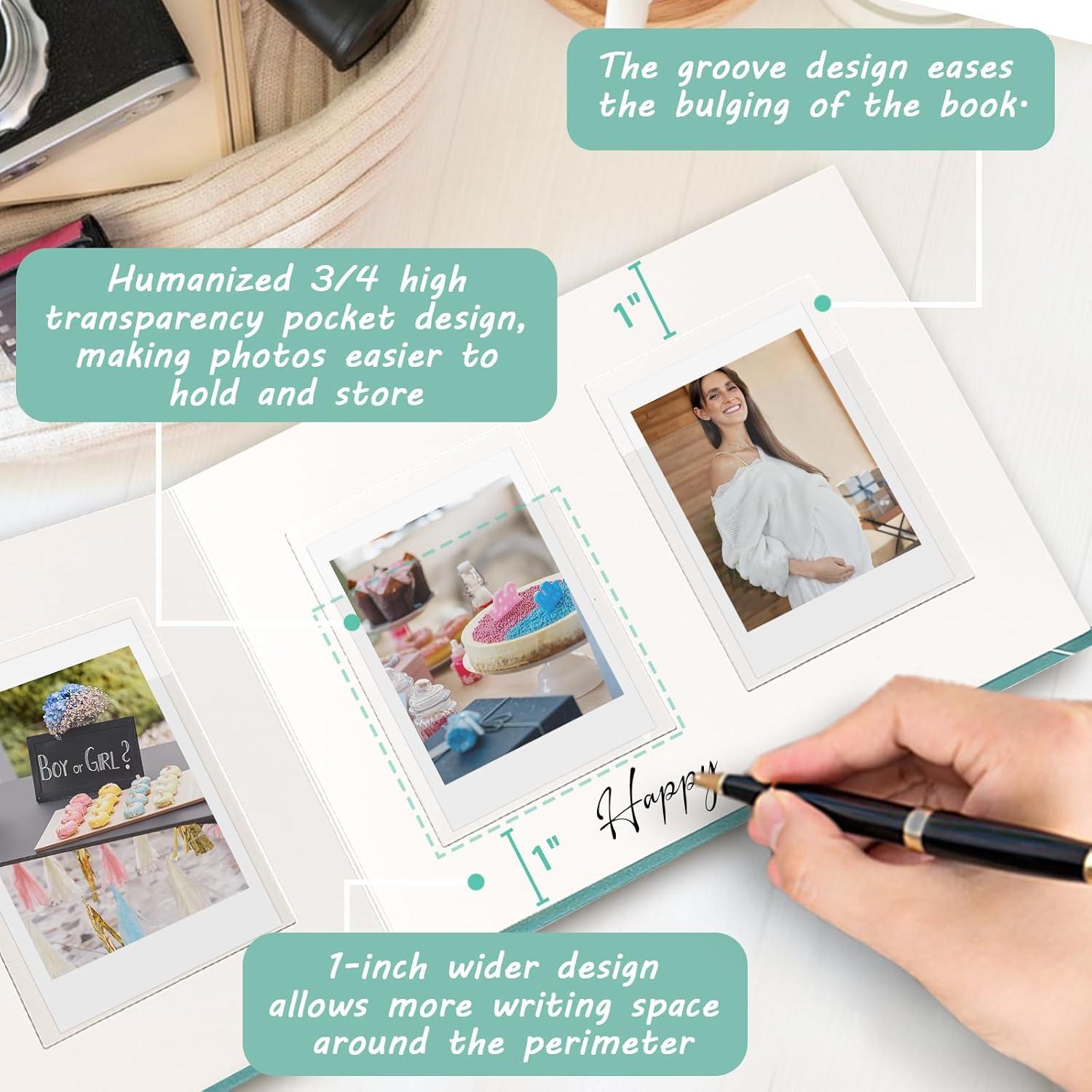 Álbum de Fotos Mini Kuword Aqua 52 Bolsillos 21x15 cm