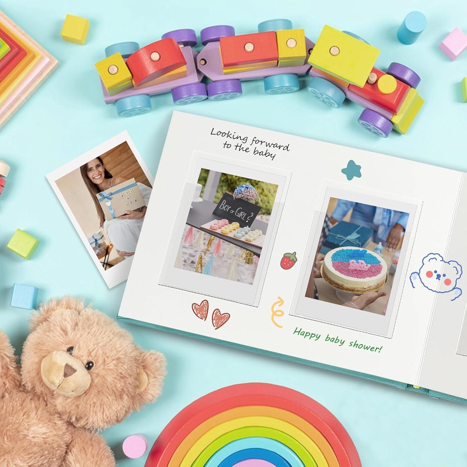 Álbum de Fotos Mini Kuword Aqua 52 Bolsillos 21x15 cm