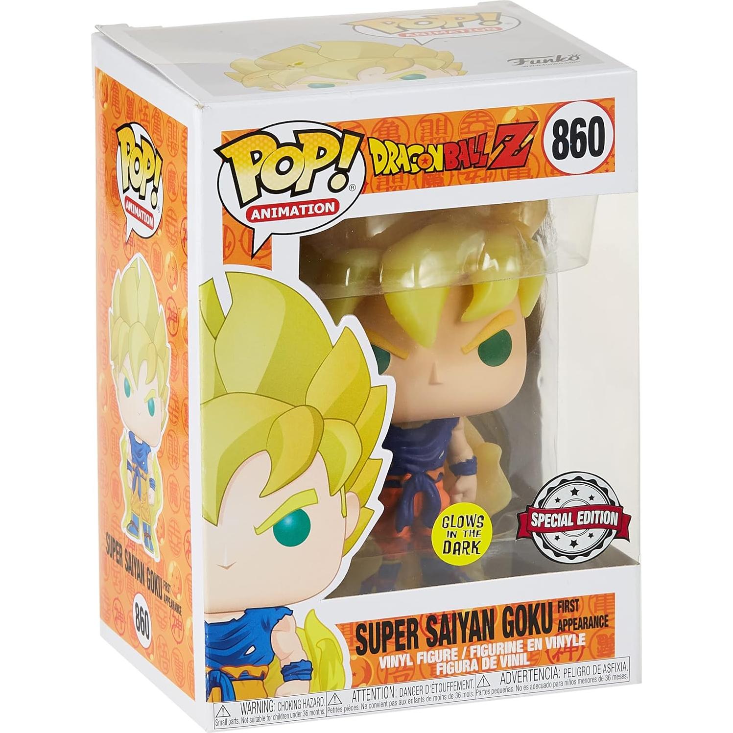 Funko Pop! Dragon Ball Z Goku Super Saiyan Brilla en la Oscuridad