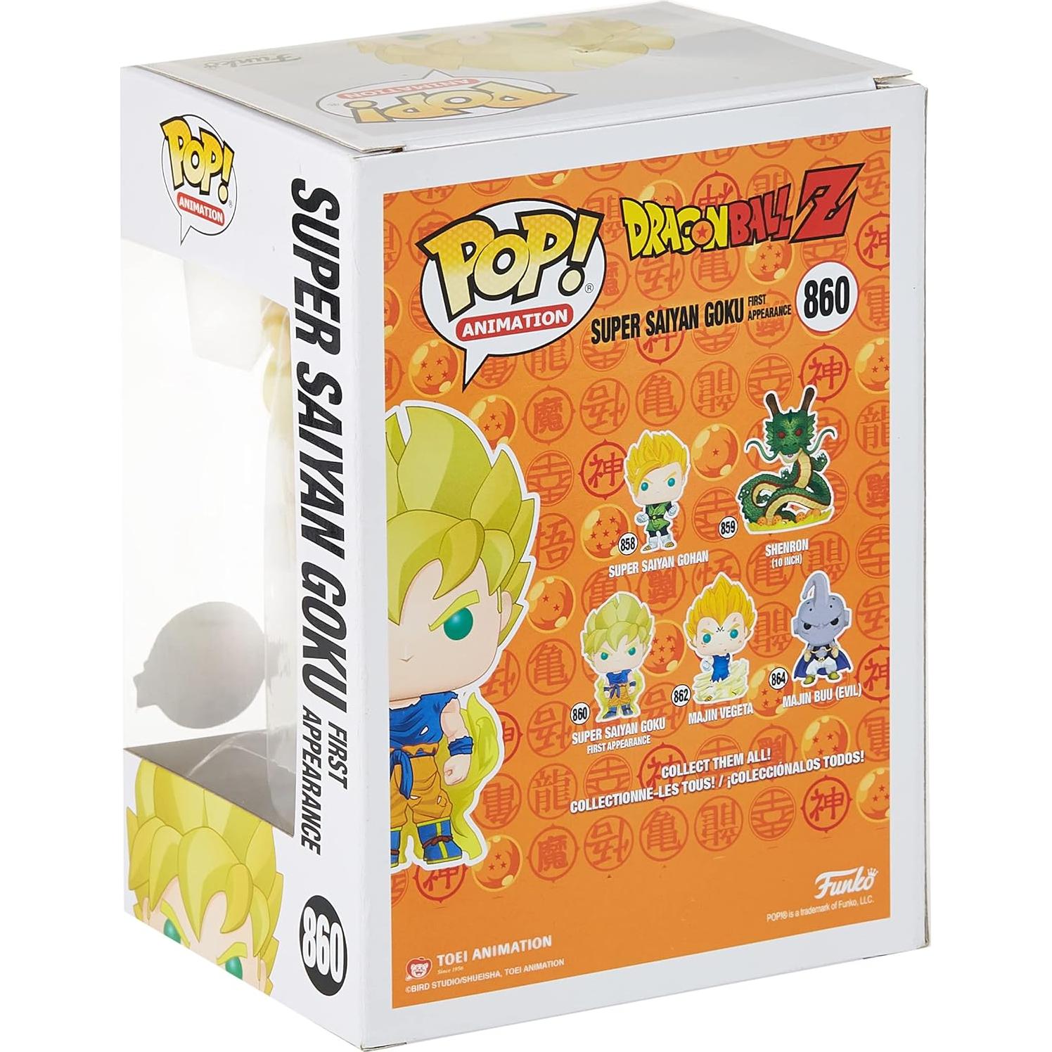 Funko Pop! Dragon Ball Z Goku Super Saiyan Brilla en la Oscuridad