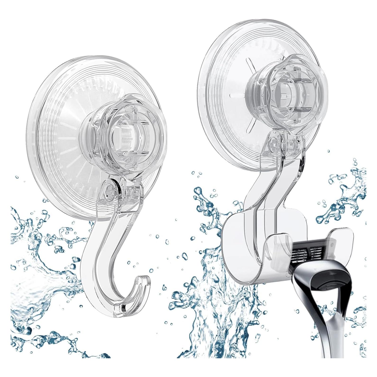 Ganchos de Ventosa Budget & Good - 2 Piezas Reutilizables 5 kg