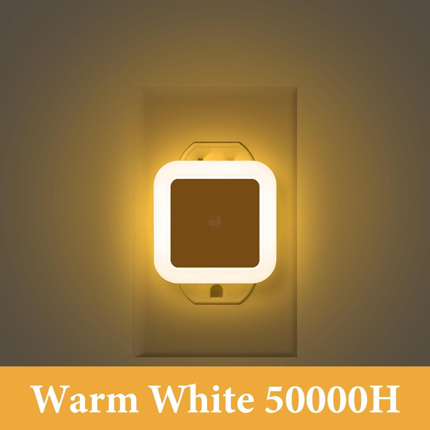 Luces Nocturnas LED Tuanse 24 Pcs con Sensor Inteligente Luz Cálida