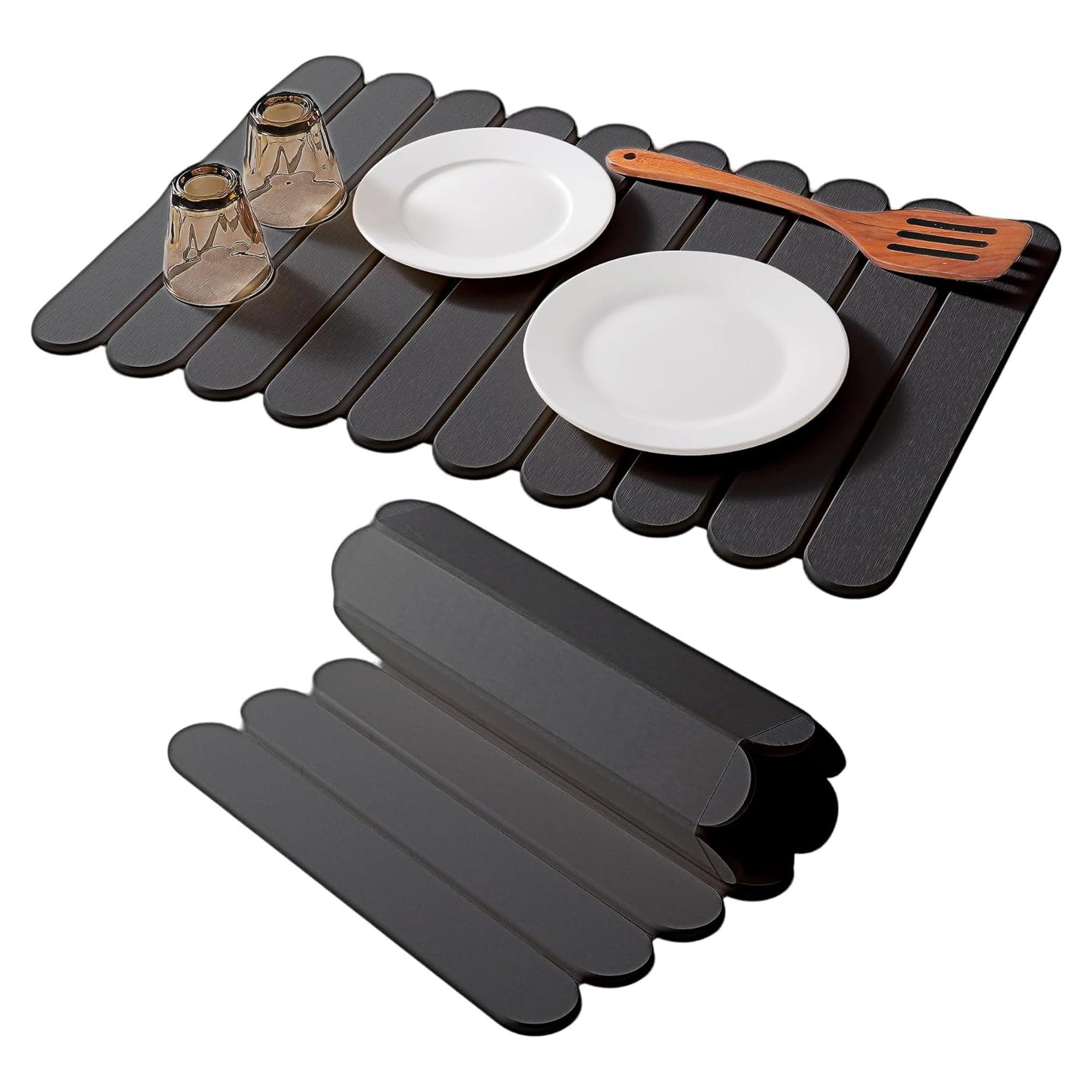 Alfombrilla de Secado de Platos Skyutacil 61x41 cm Ecológica