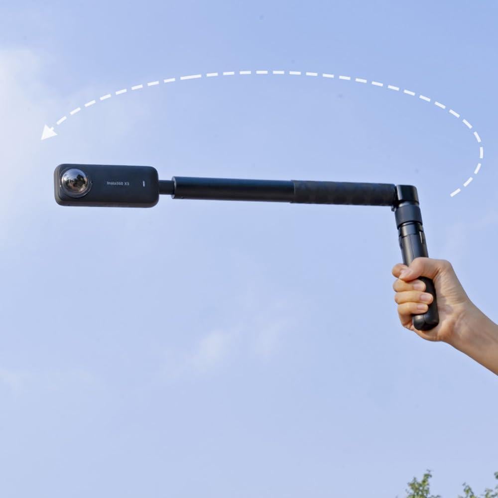 Trípode con Mango Giratorio 360° Kumi para Cámaras y Smartphones