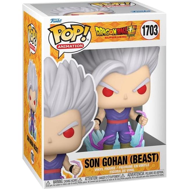 Funko Pop! Dragon Ball Super - Son Gohan Bestia #1703 con Funda
