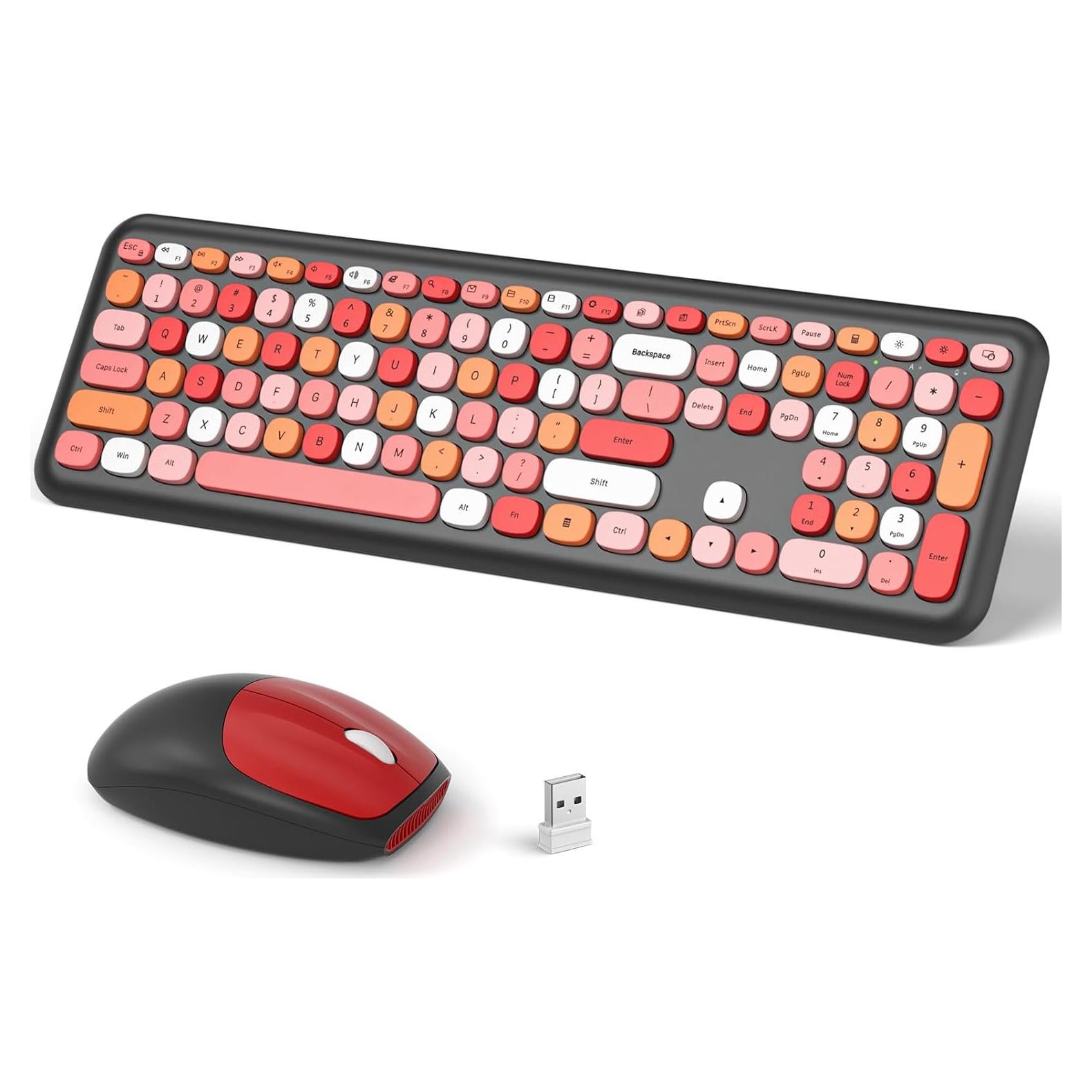 Combo Teclado y Ratón Inalámbrico Dilter 2.4 GHz USB Negro