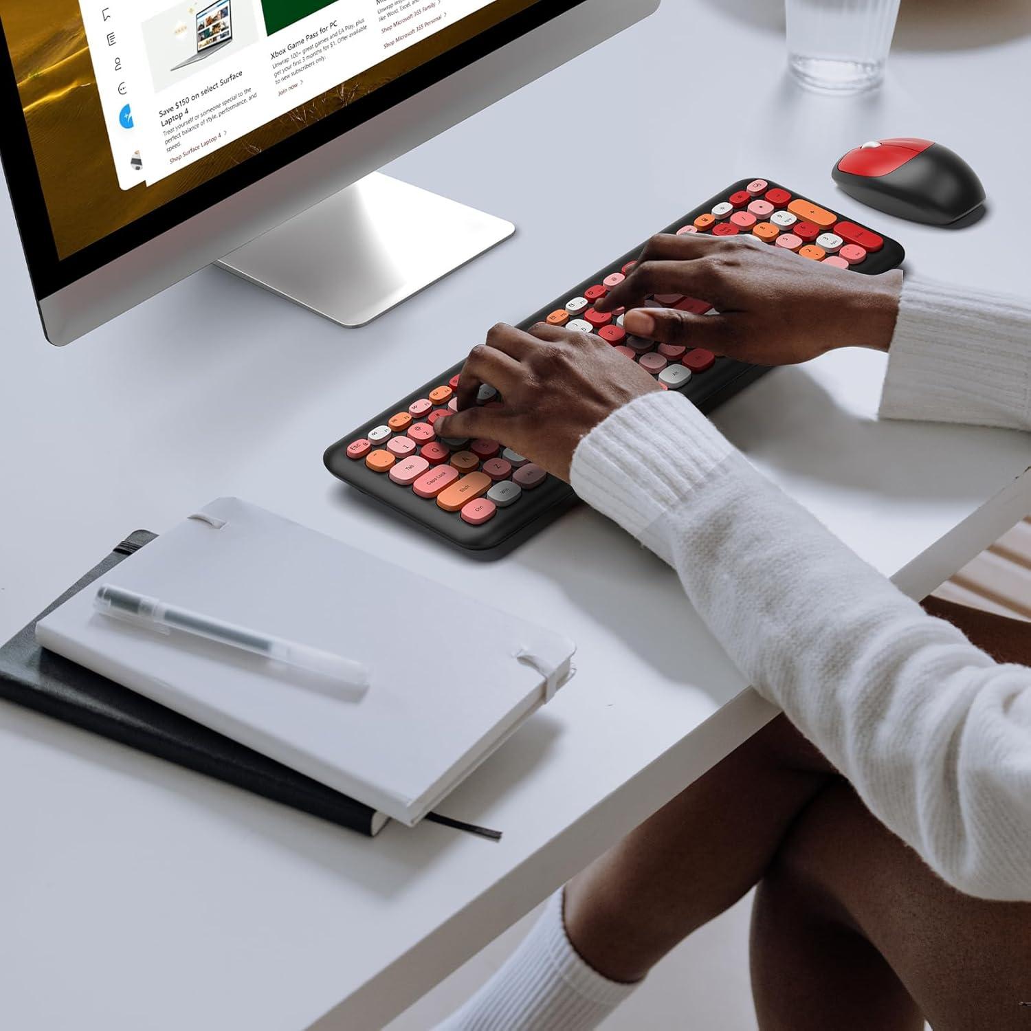 Combo Teclado y Ratón Inalámbrico Dilter 2.4 GHz USB Negro