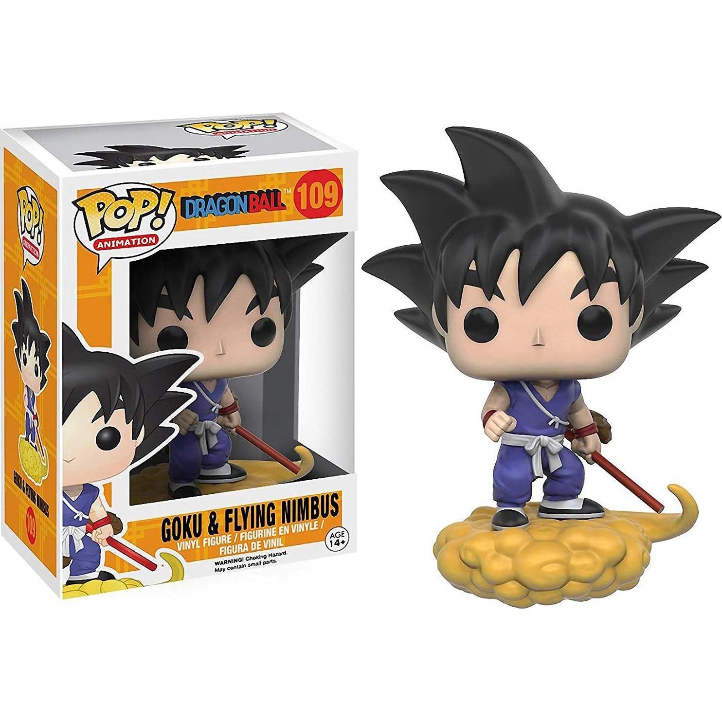 Figura de Vinilo Goku y Nimbus Volador Funko Dragonball 9.5cm