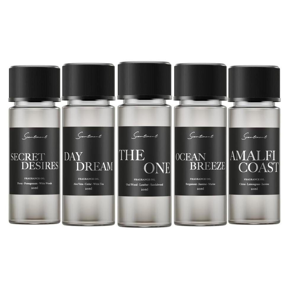 Kit de Aceites Difusores Scentiment 5x20ml Aromaterapia