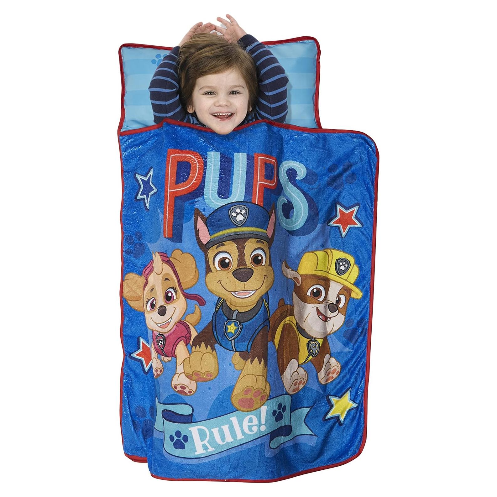 Colchoneta Acolchada Paw Patrol con Almohada y Manta 116.8x53.3cm