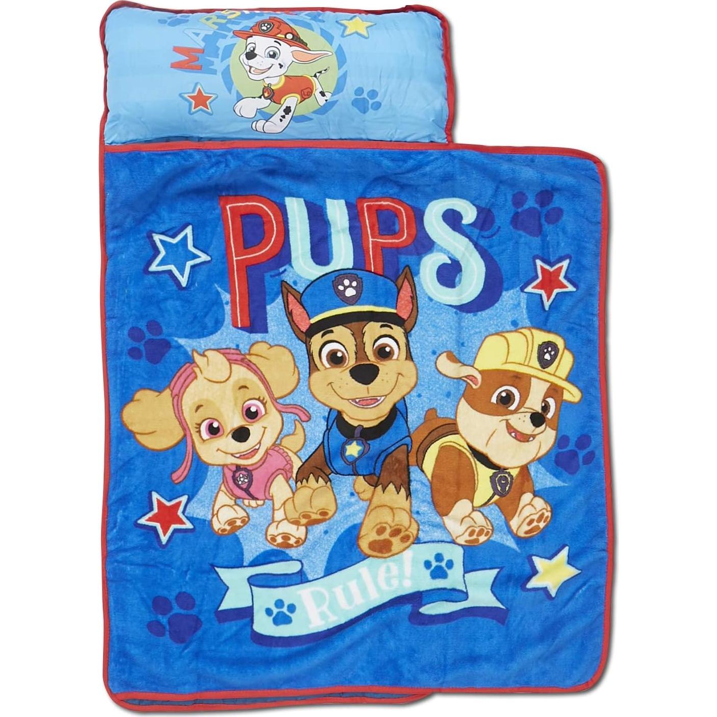 Colchoneta Acolchada Paw Patrol con Almohada y Manta 116.8x53.3cm