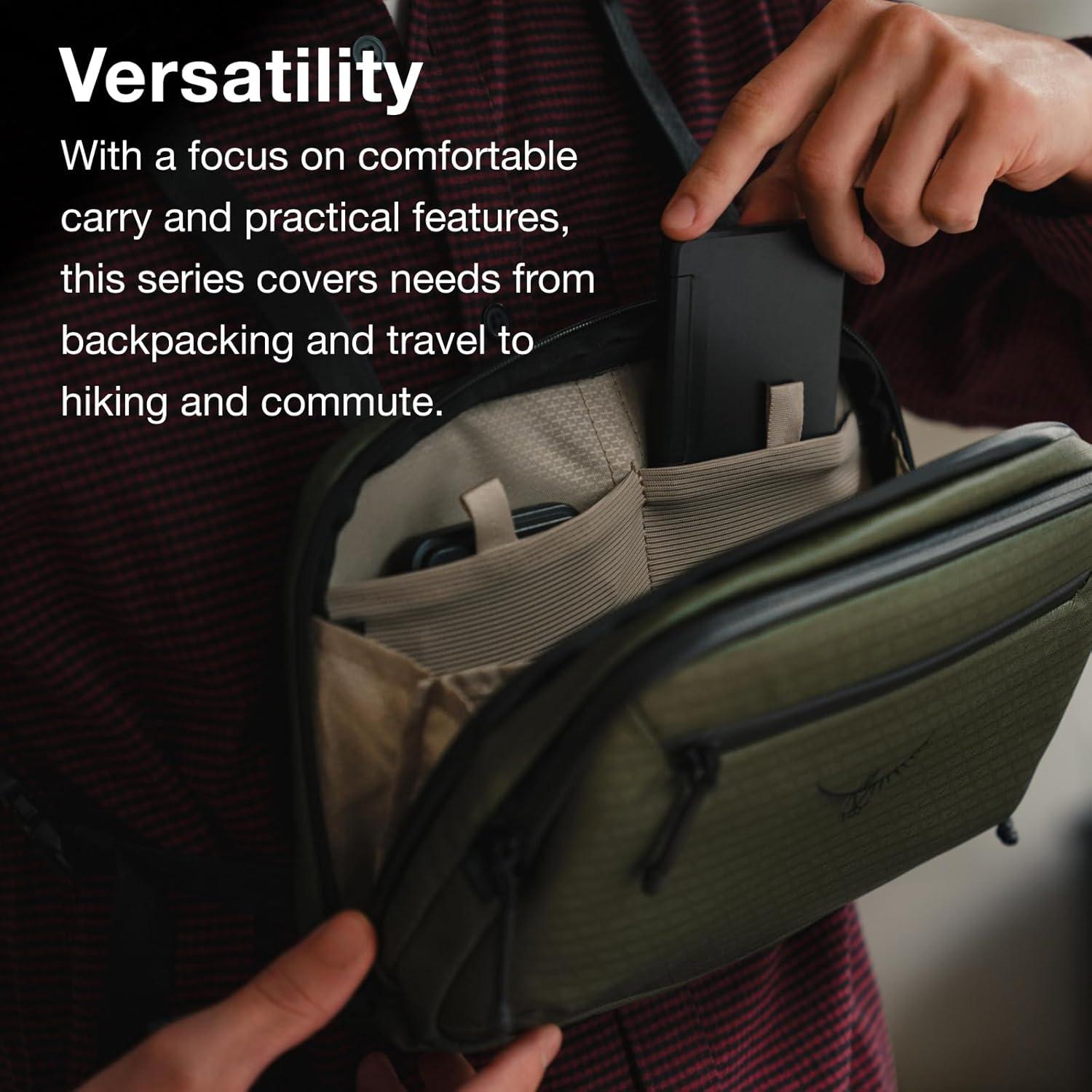 Mochila Osprey Archeon Chest Rig Negra 4L Unisex