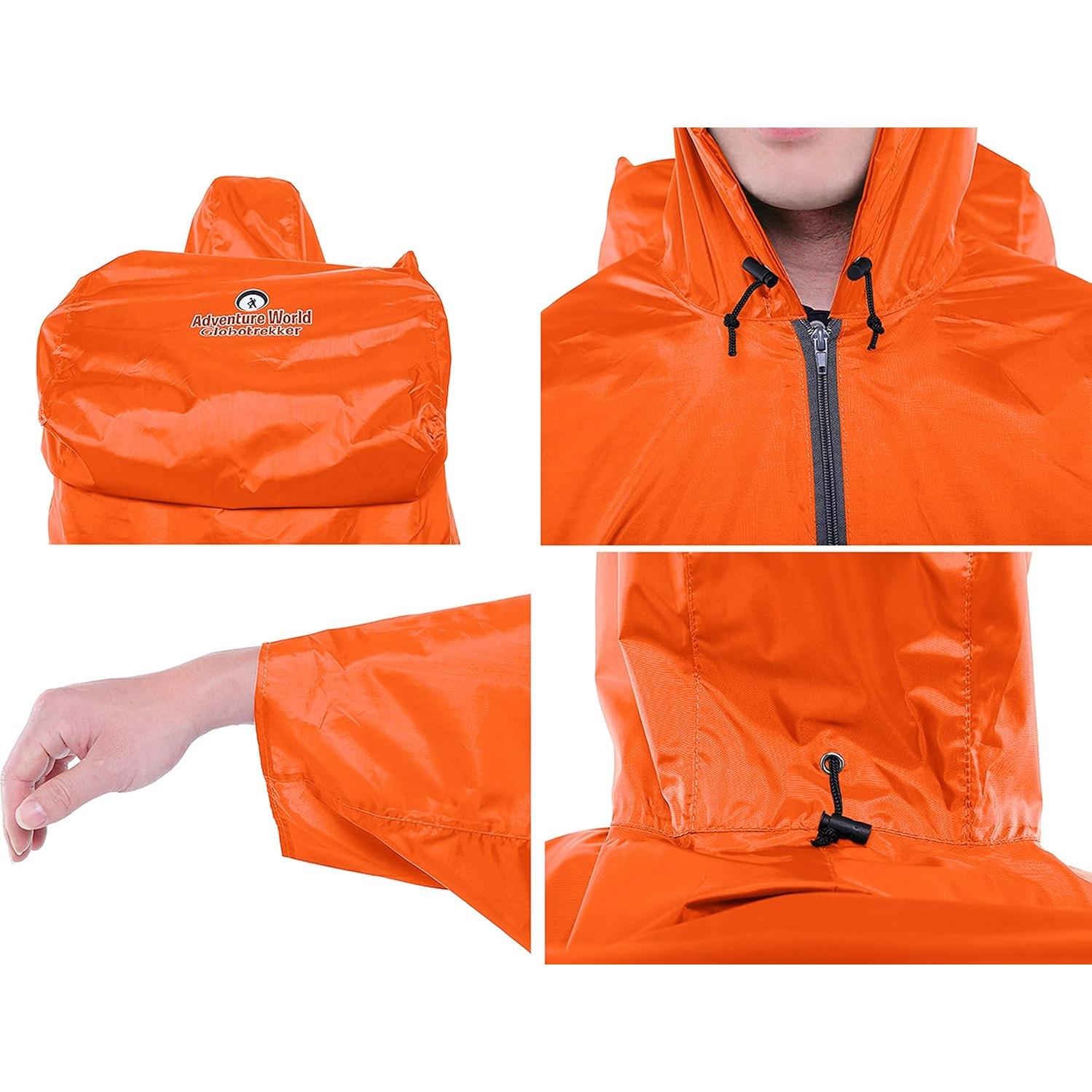Poncho Impermeable Adventure World GloboTrekker Unisex 129.5 cm