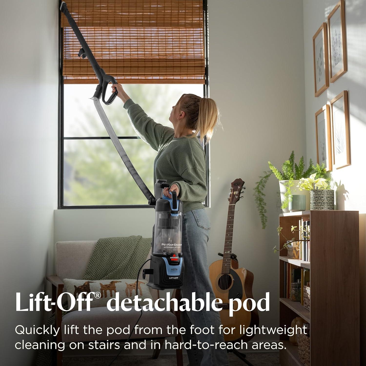 Aspiradora Bissell Eliminador de Pelo de Mascotas Lift-Off HEPA