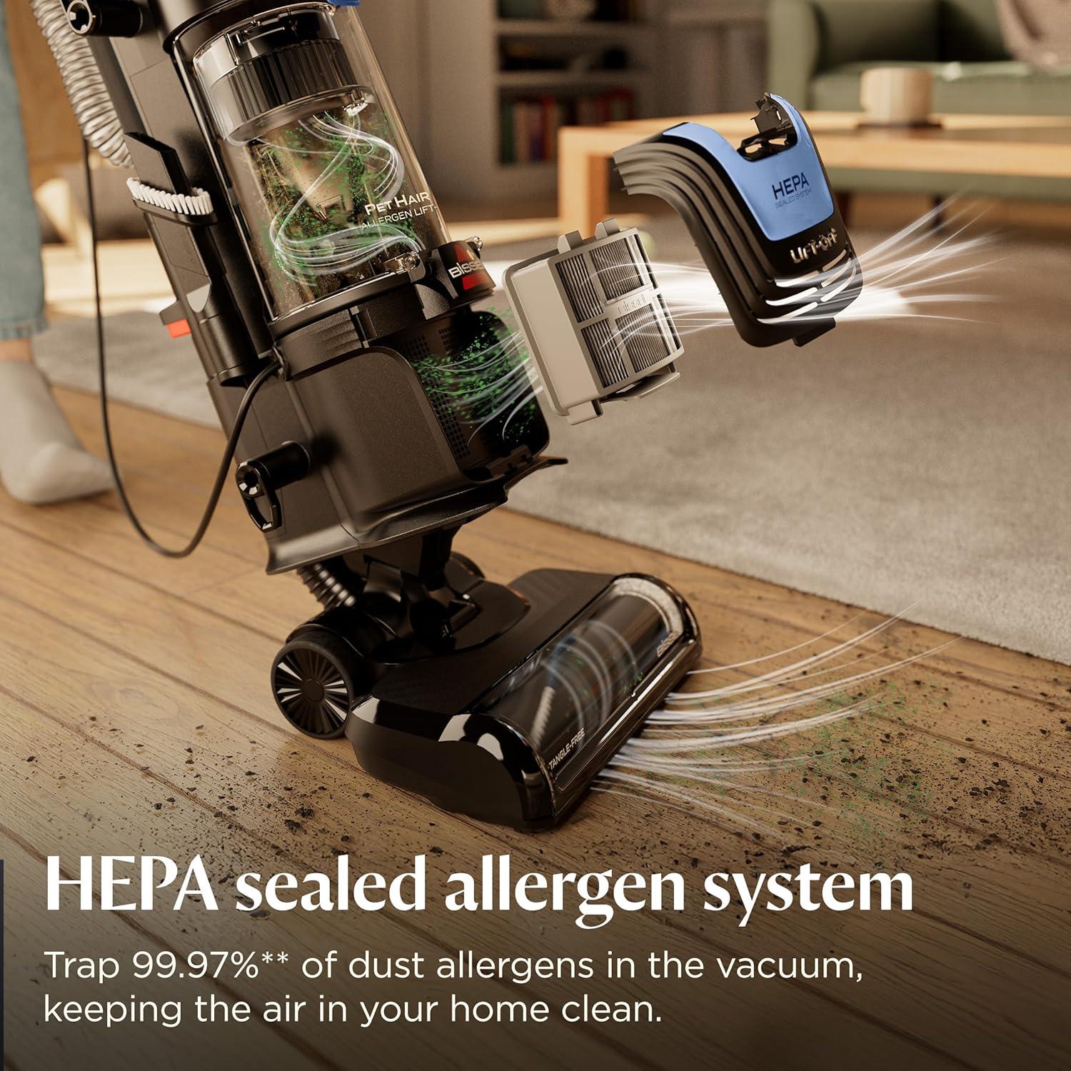 Aspiradora Bissell Eliminador de Pelo de Mascotas Lift-Off HEPA