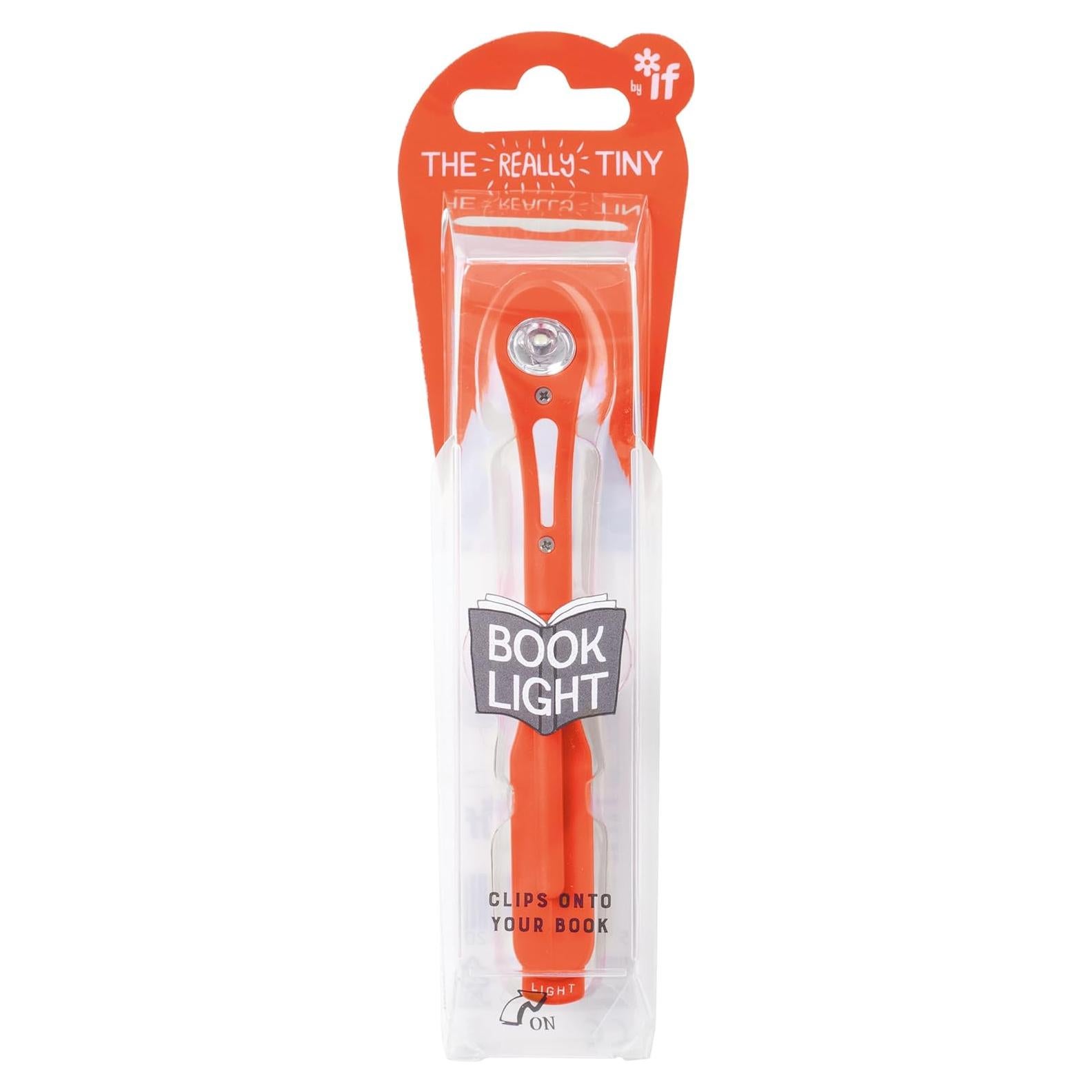 Lámpara de Libro LED IF 5121 Naranja Plegable y Compacta