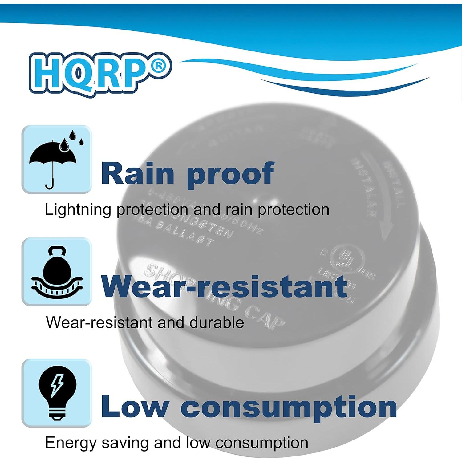 Tapa de cortocircuito HQRP para sensor fotocélula IP65