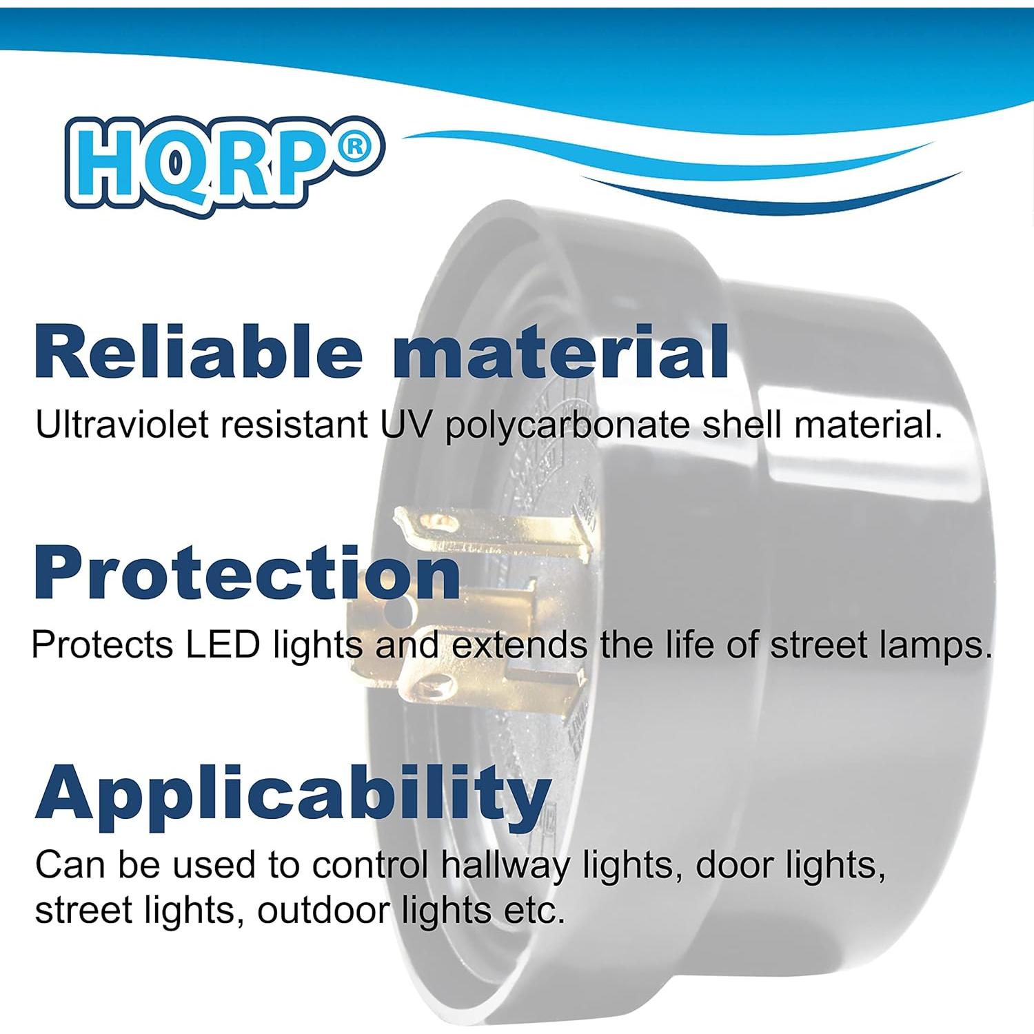 Tapa de cortocircuito HQRP para sensor fotocélula IP65