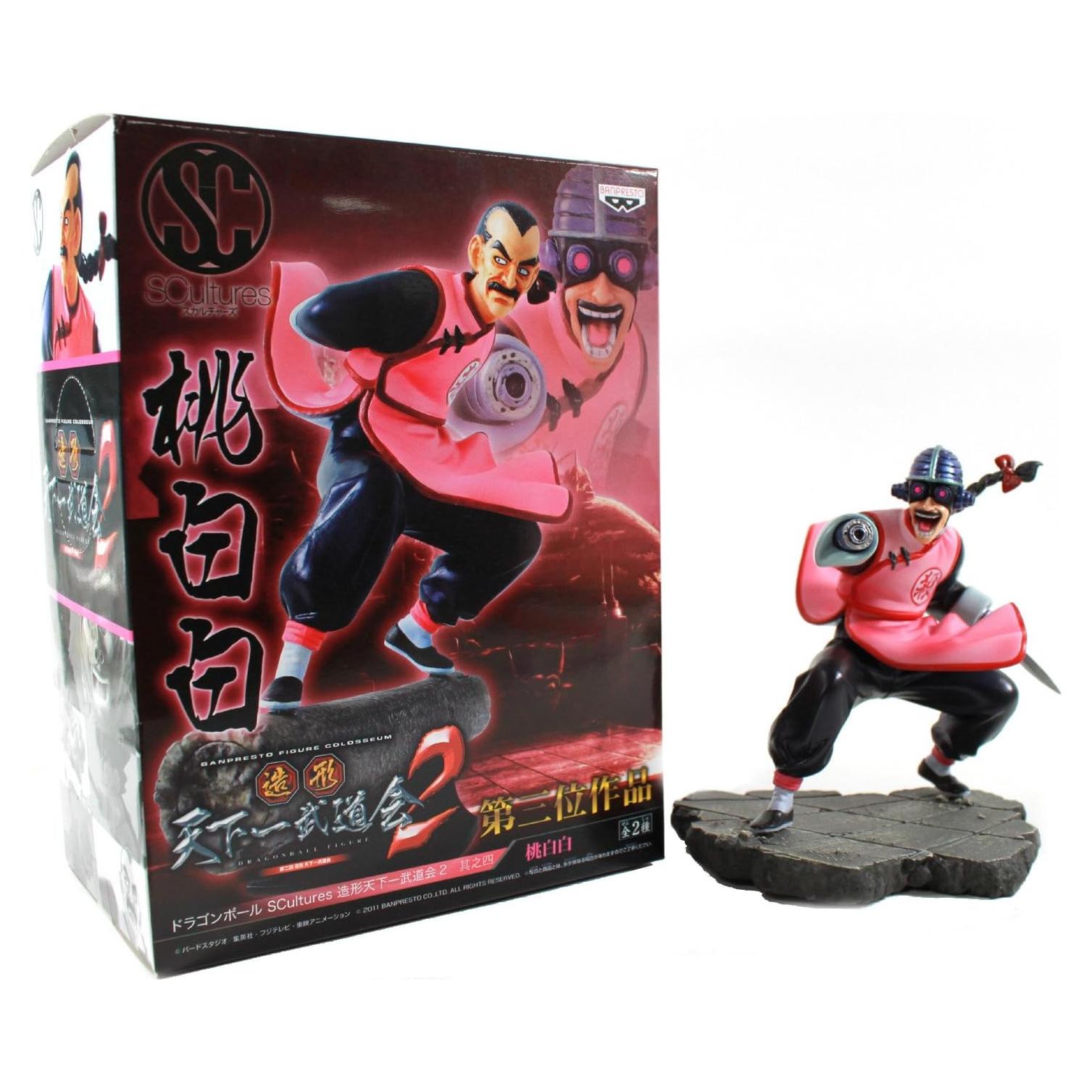 Banpresto Dragon Ball Scultures Zoukei Tenkaichi Budoukai 2 Mercenary Tao Pai Pai 6" Figure
