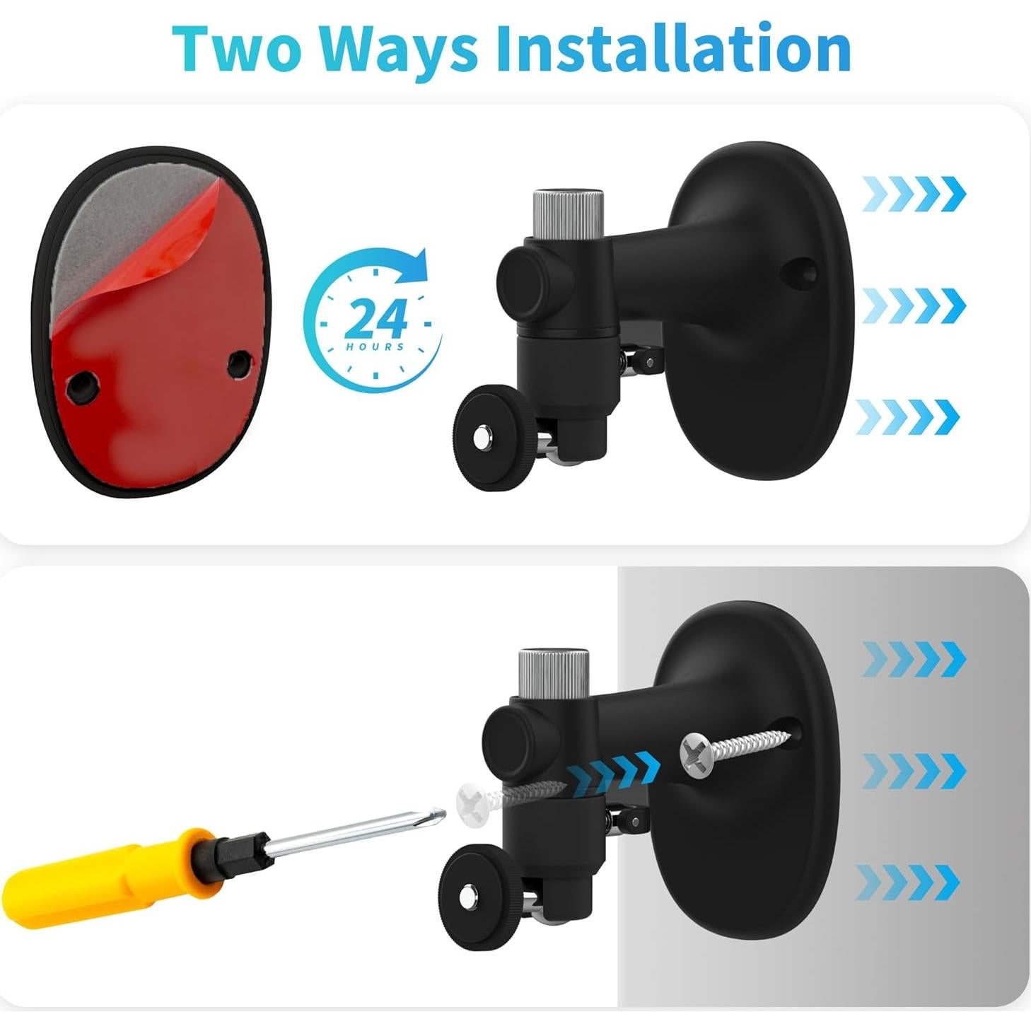 Soporte de Montaje en Pared Kidjoyo para Cámaras Ring y Eufy