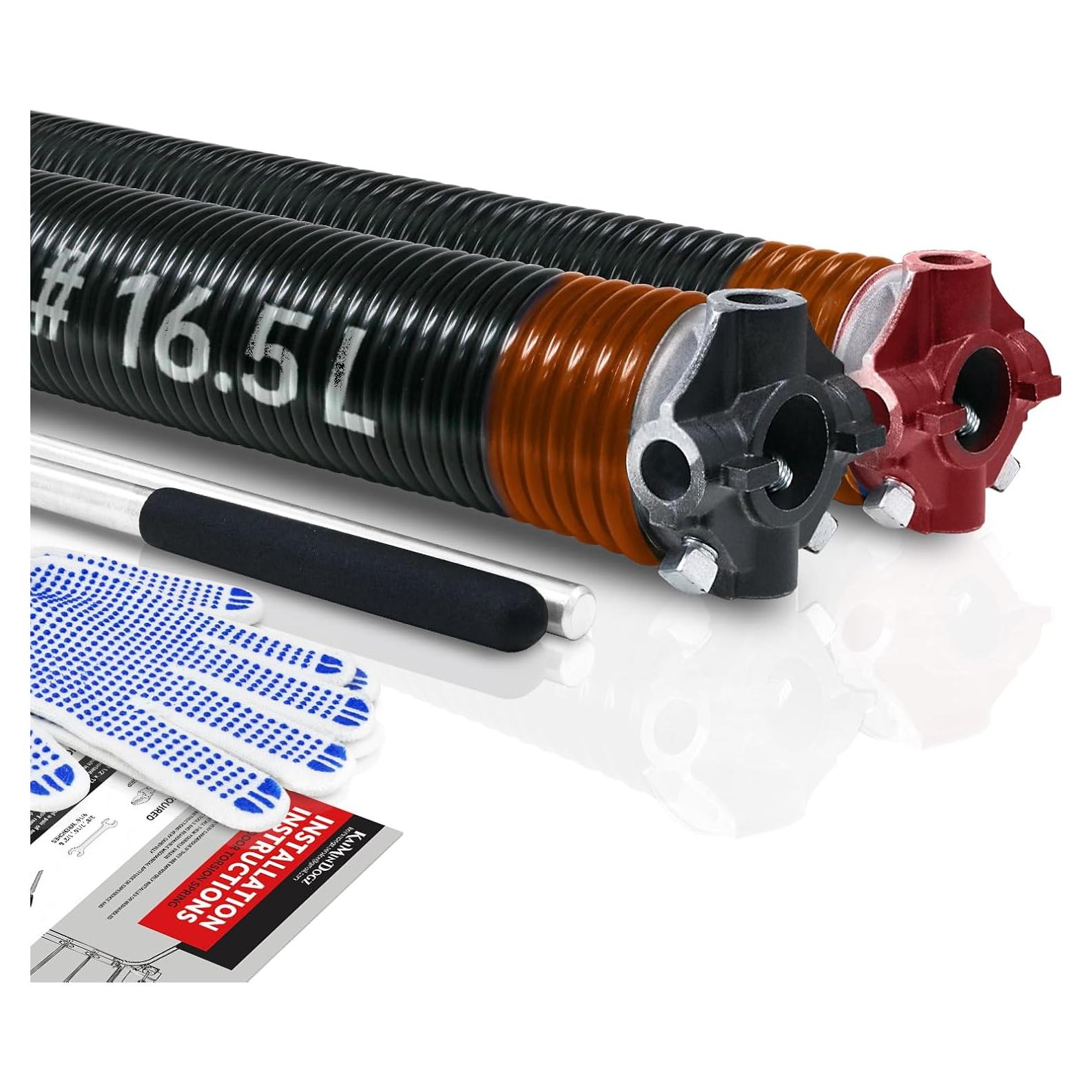 Resortes de Torsión para Puerta de Garaje KaiMinDogz 0.192" x 5.08 cm