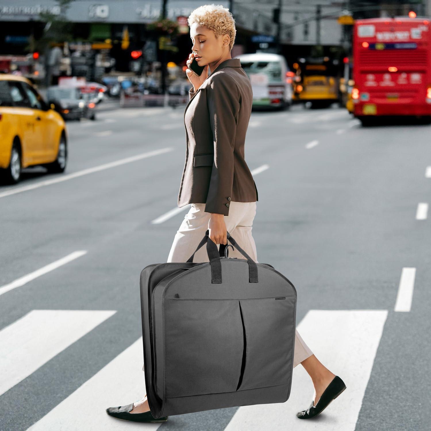 Bolsa de Viaje WallyBags 132cm Deluxe para Ropa con 2 Bolsillos