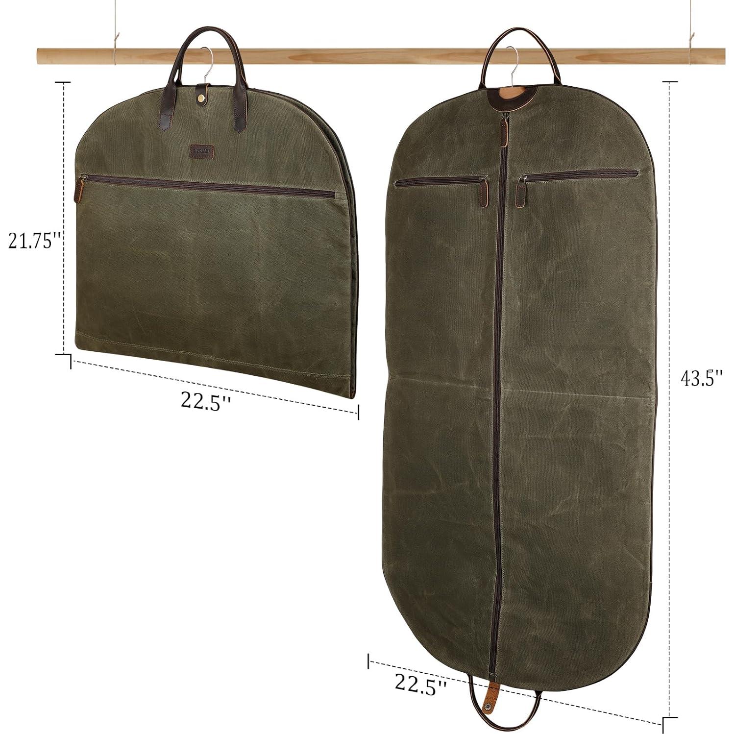 Bolsa de Traje Polare Original Verde Militar Impermeable 110 cm