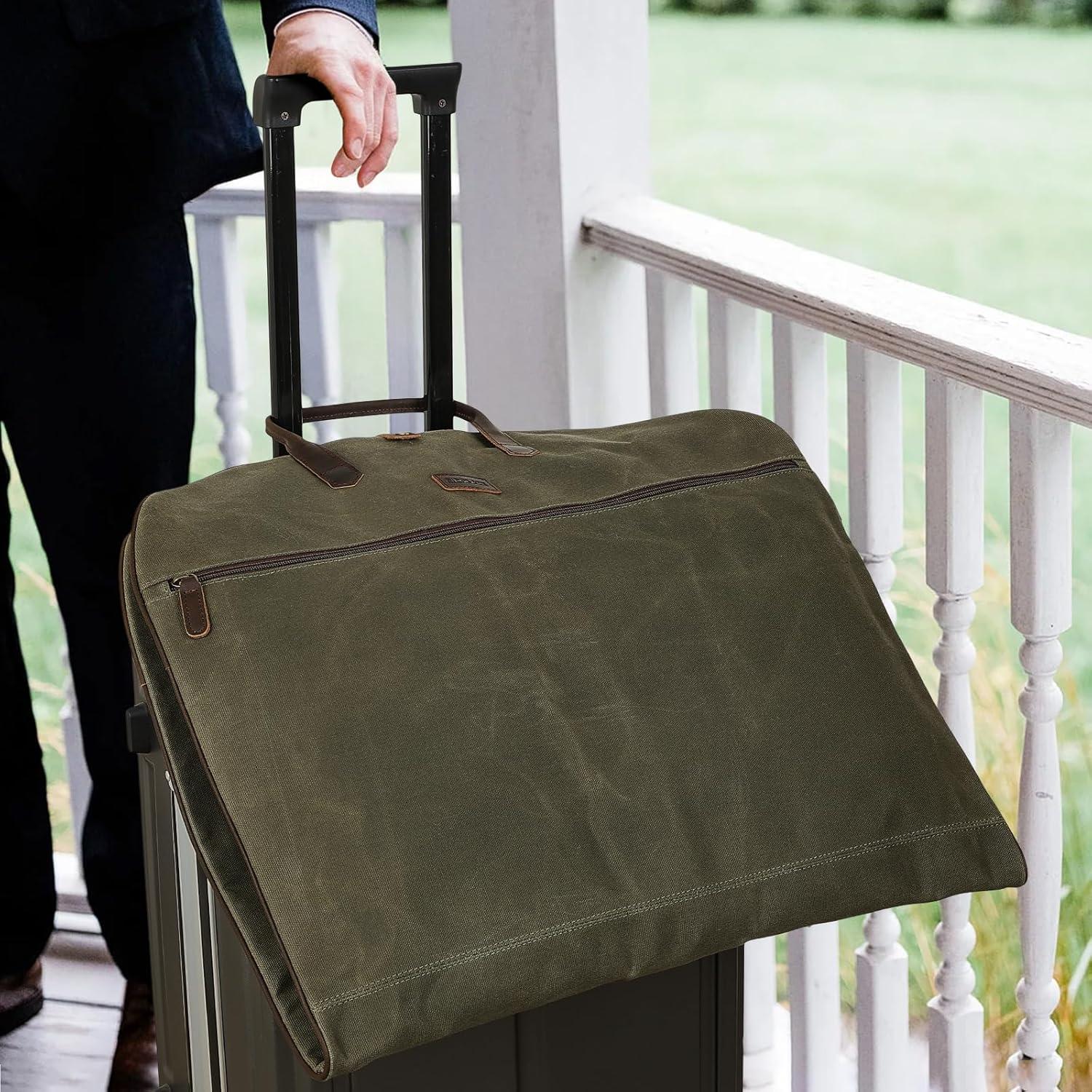 Bolsa de Traje Polare Original Verde Militar Impermeable 110 cm