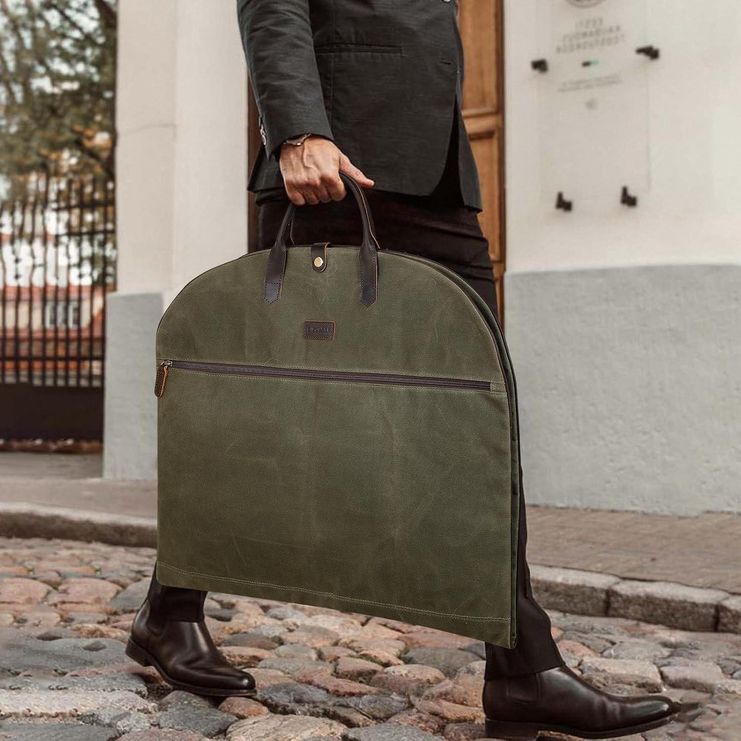 Bolsa de Traje Polare Original Verde Militar Impermeable 110 cm