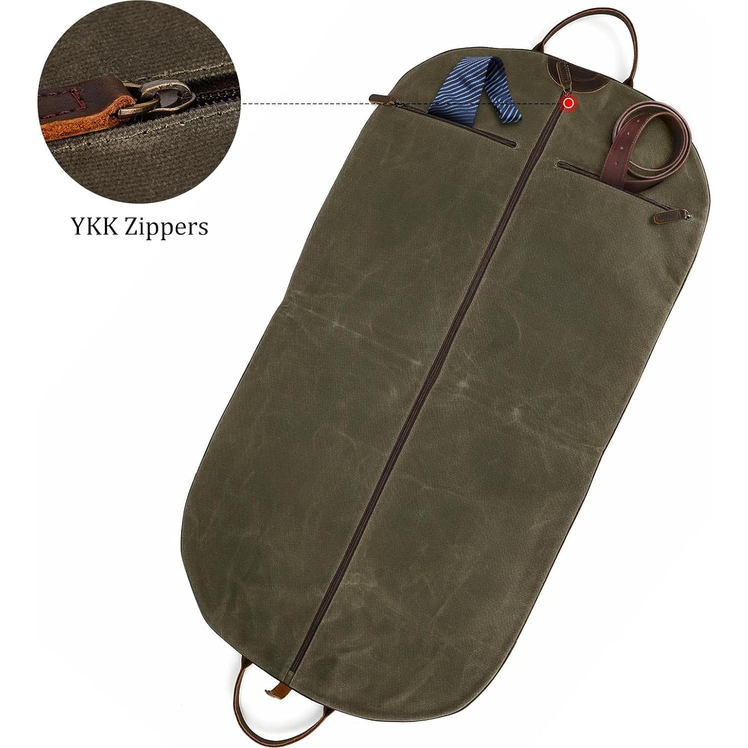 Bolsa de Traje Polare Original Verde Militar Impermeable 110 cm