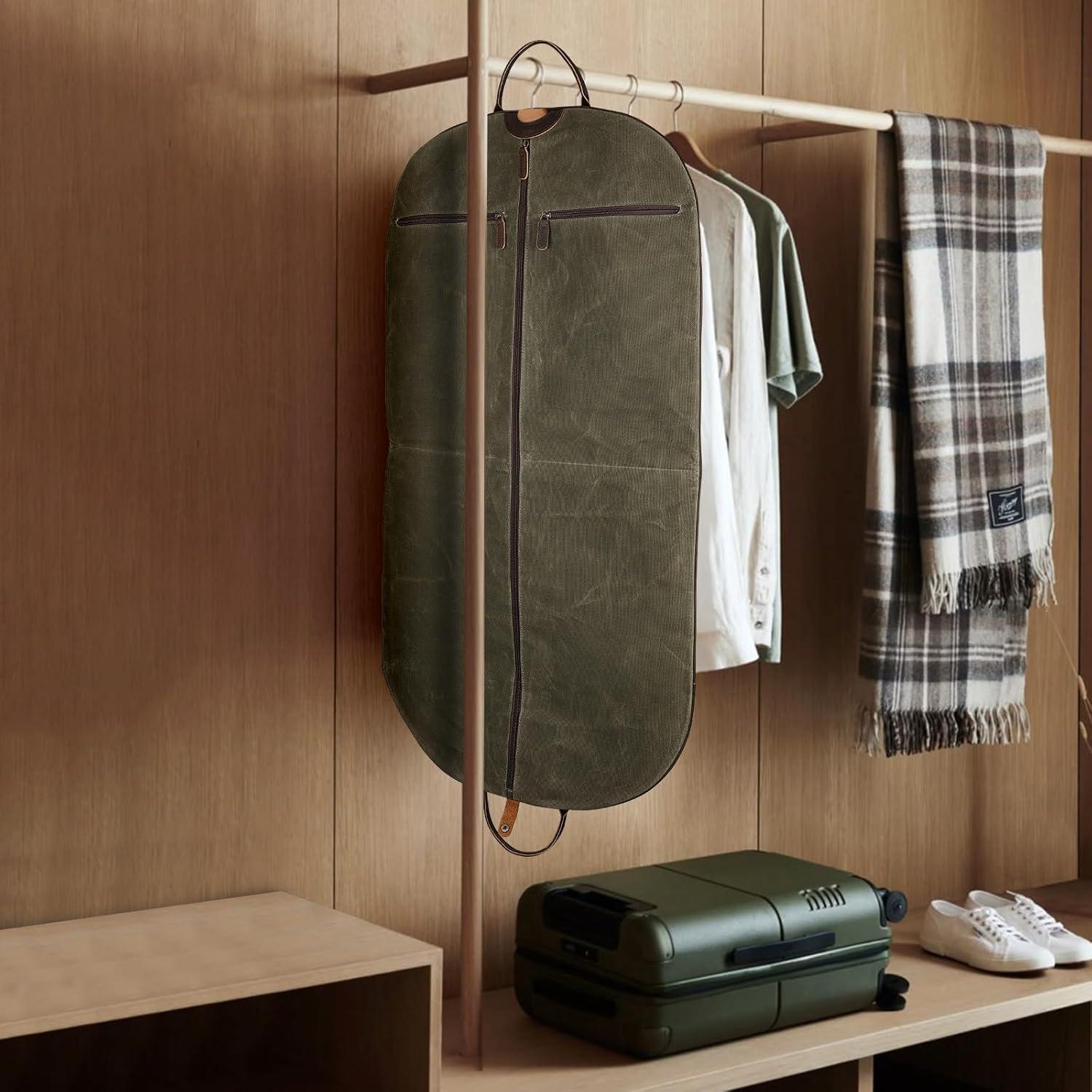 Bolsa de Traje Polare Original Verde Militar Impermeable 110 cm