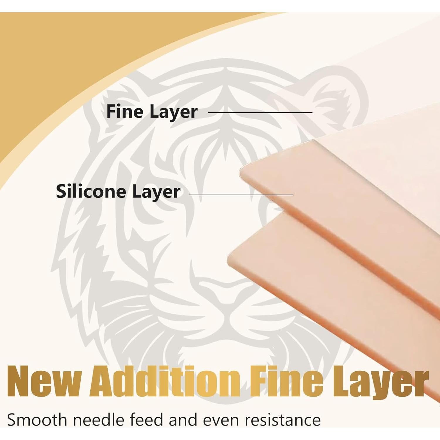 6 Pieles Falsas de Tatuaje 3mm LEEYUKA Doble Cara 18.8x14.2cm