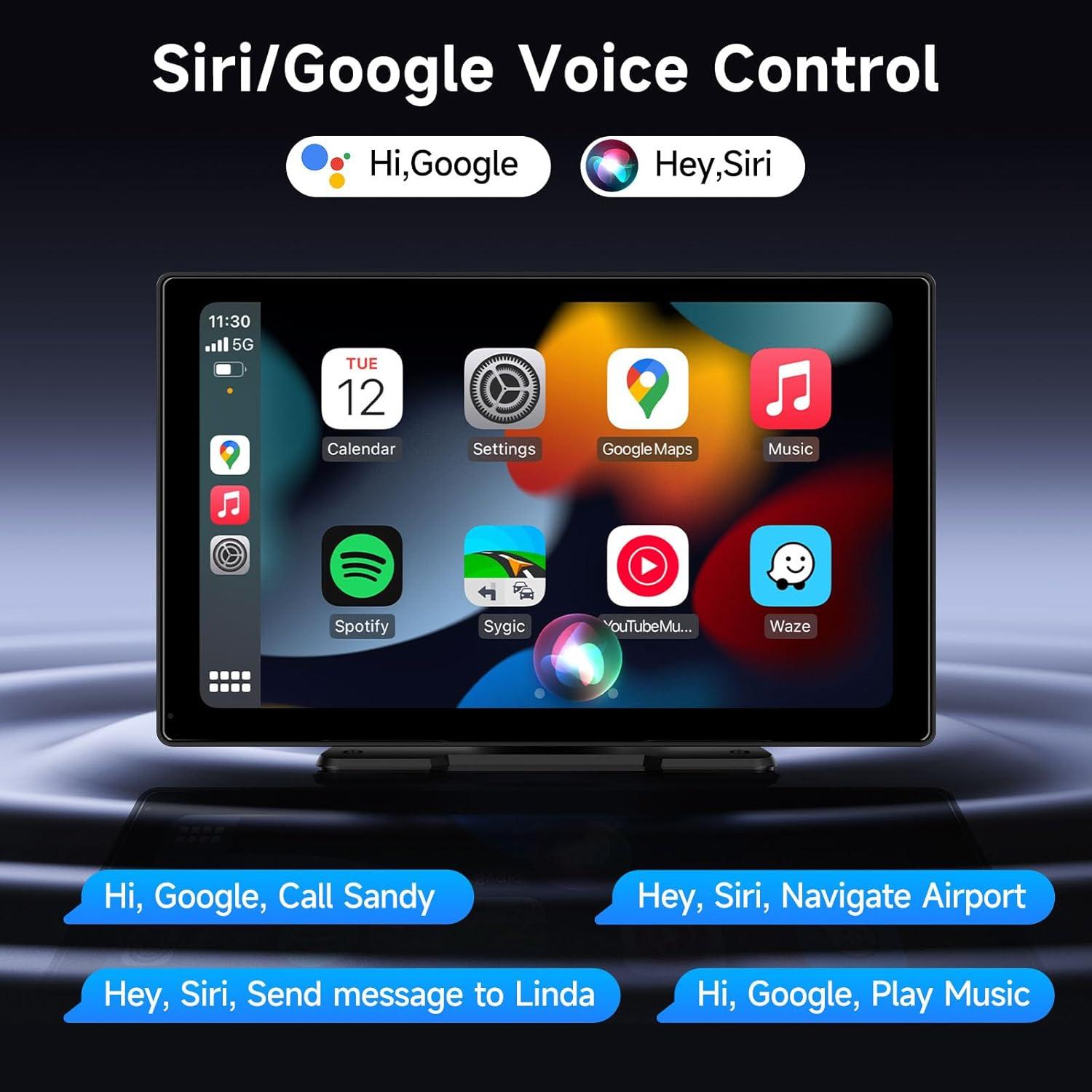 Pantalla Carplay Inalámbrica JIUYIN H809 4K con Cámara HD