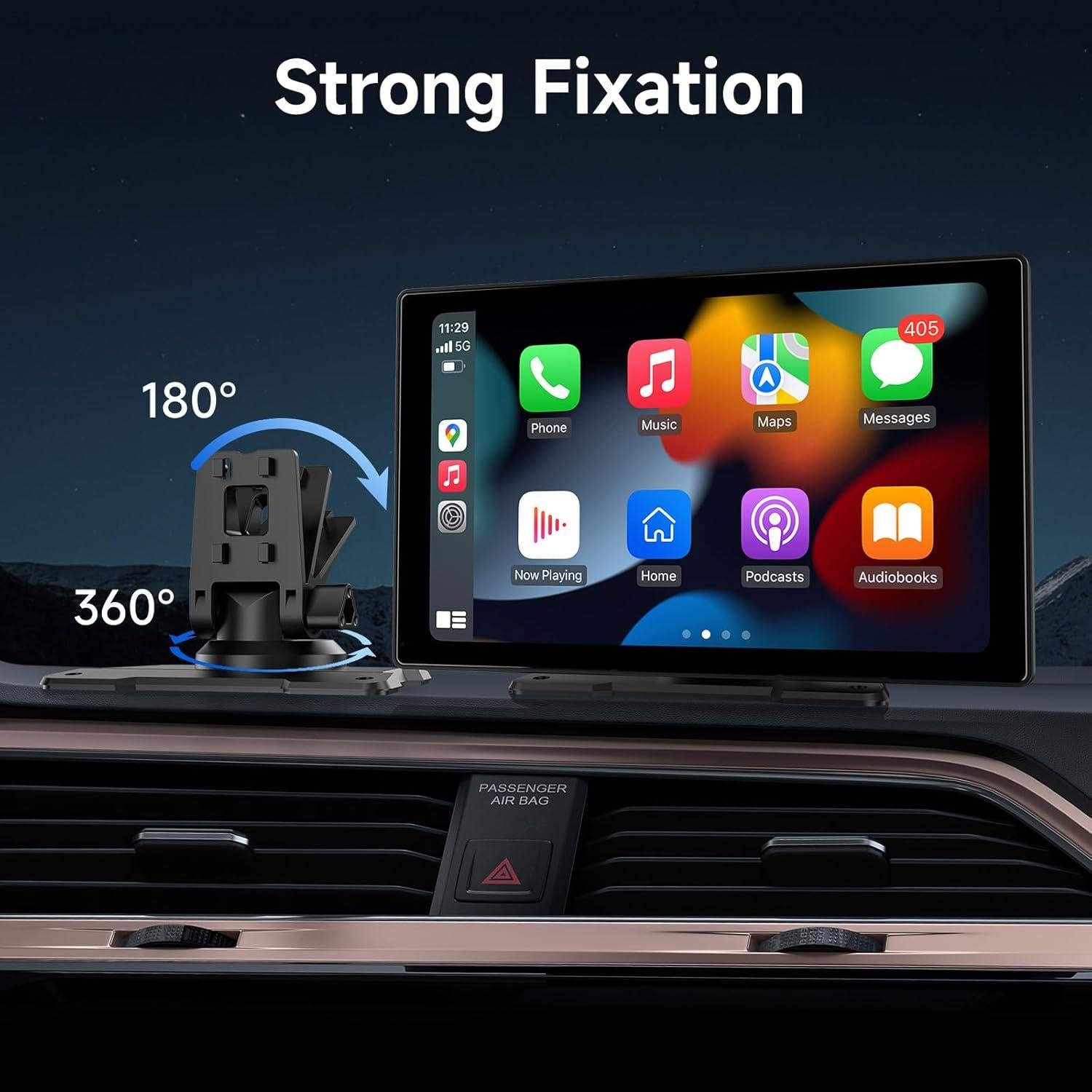 Pantalla Carplay Inalámbrica JIUYIN H809 4K con Cámara HD