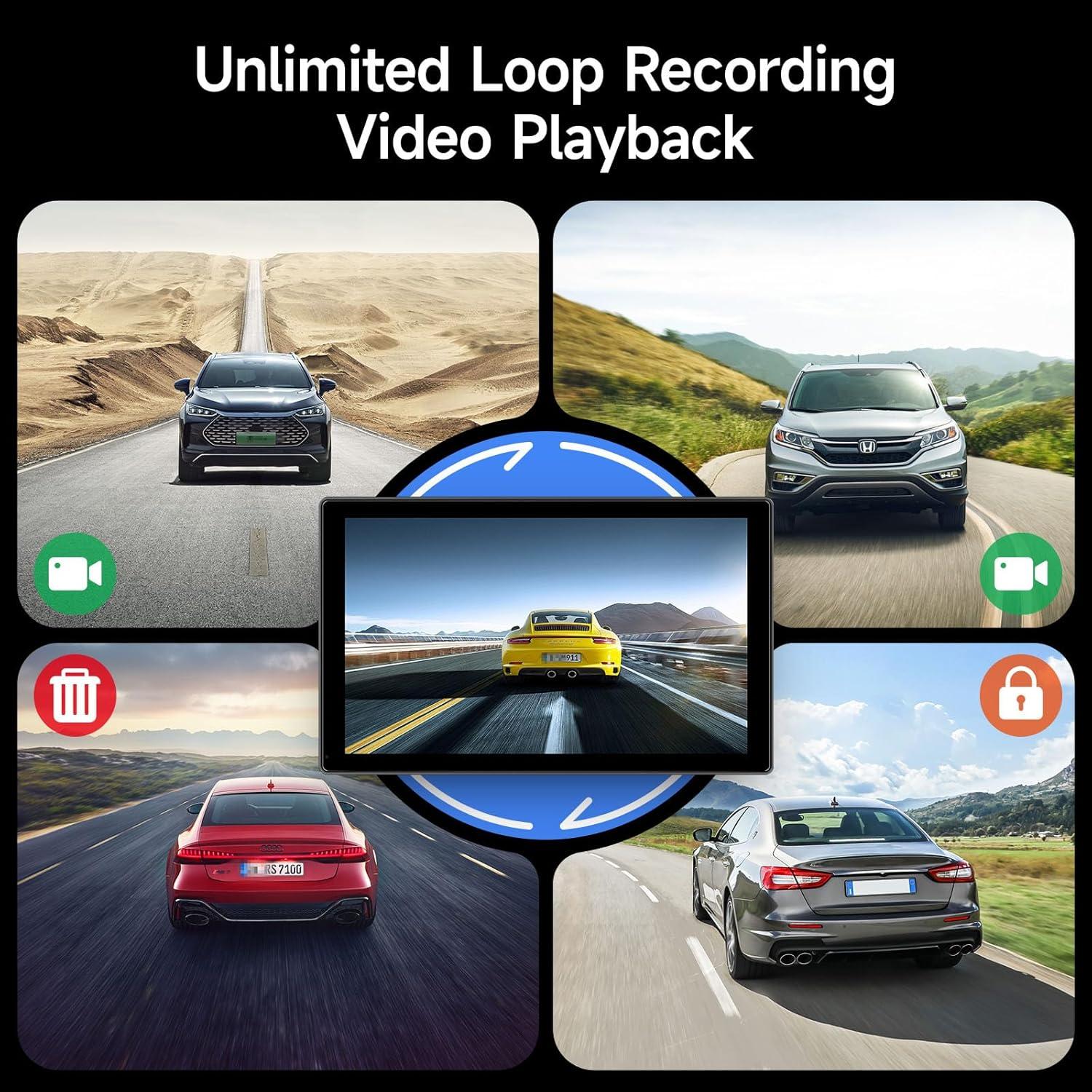 Pantalla Carplay Inalámbrica JIUYIN H809 4K con Cámara HD