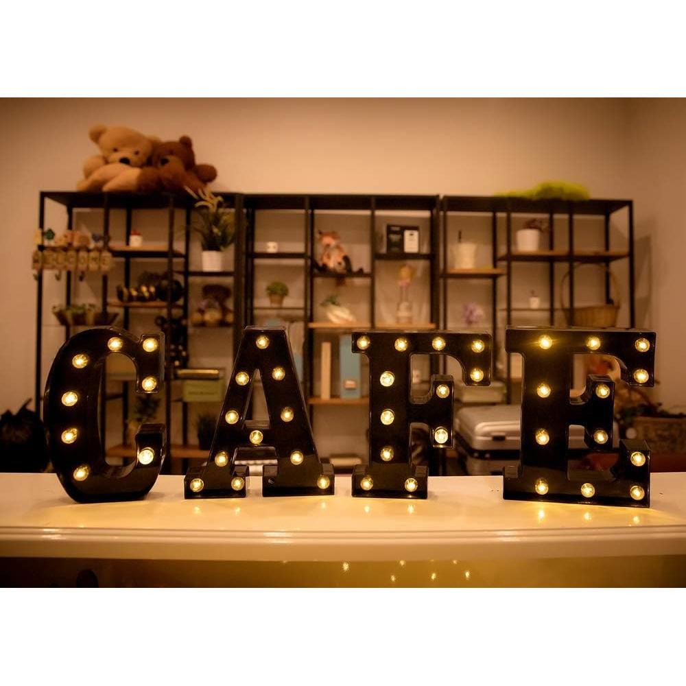 Luz LED Letras Foaky S 22 cm para Decoración de Eventos