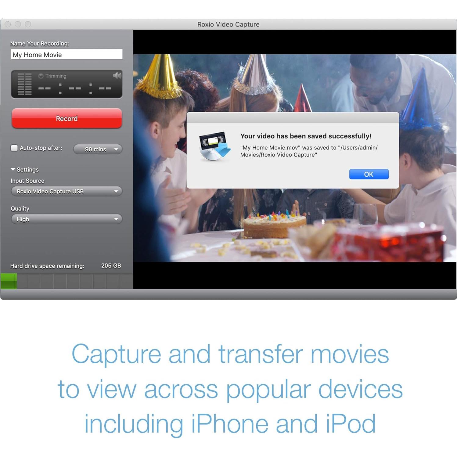 Roxio Easy VHS a DVD Mac - Convertidor de Video Analógico