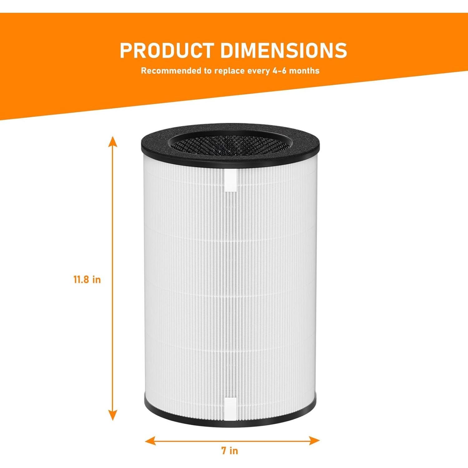 Filtro HEPA Skymechy AP-T30FL Compatible Purificador Aire